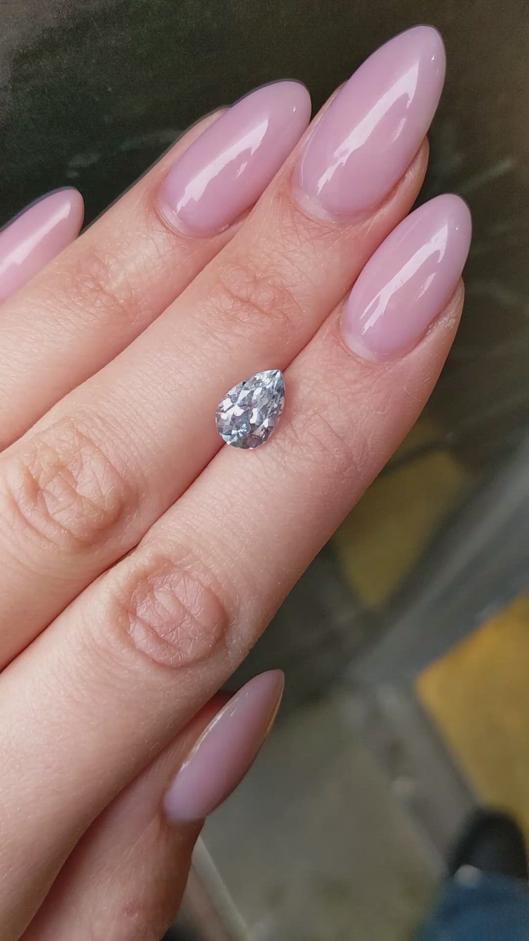 2.50 Ct. Blue Sapphire from Ceylon (Sri Lanka) Size Video