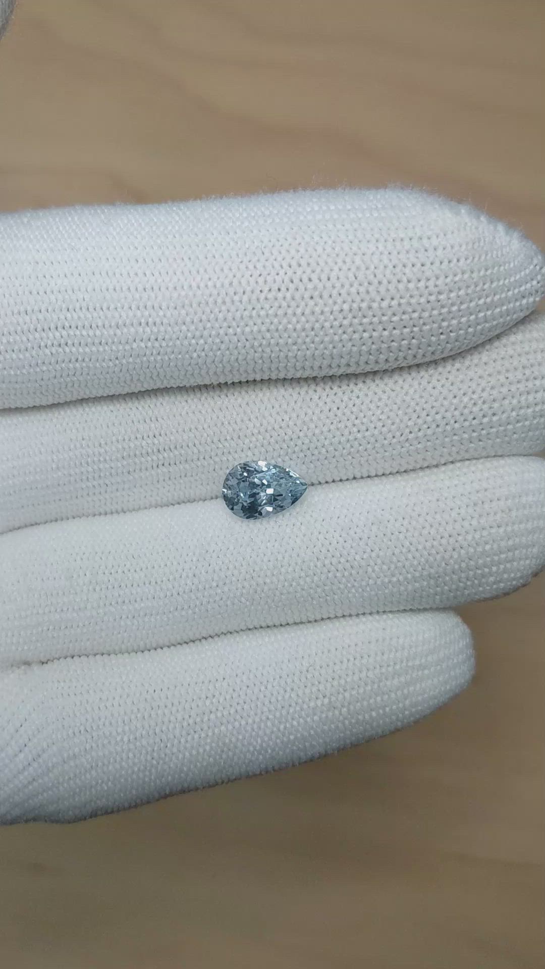 2.50 Ct. Blue Sapphire from Ceylon (Sri Lanka) Size Video