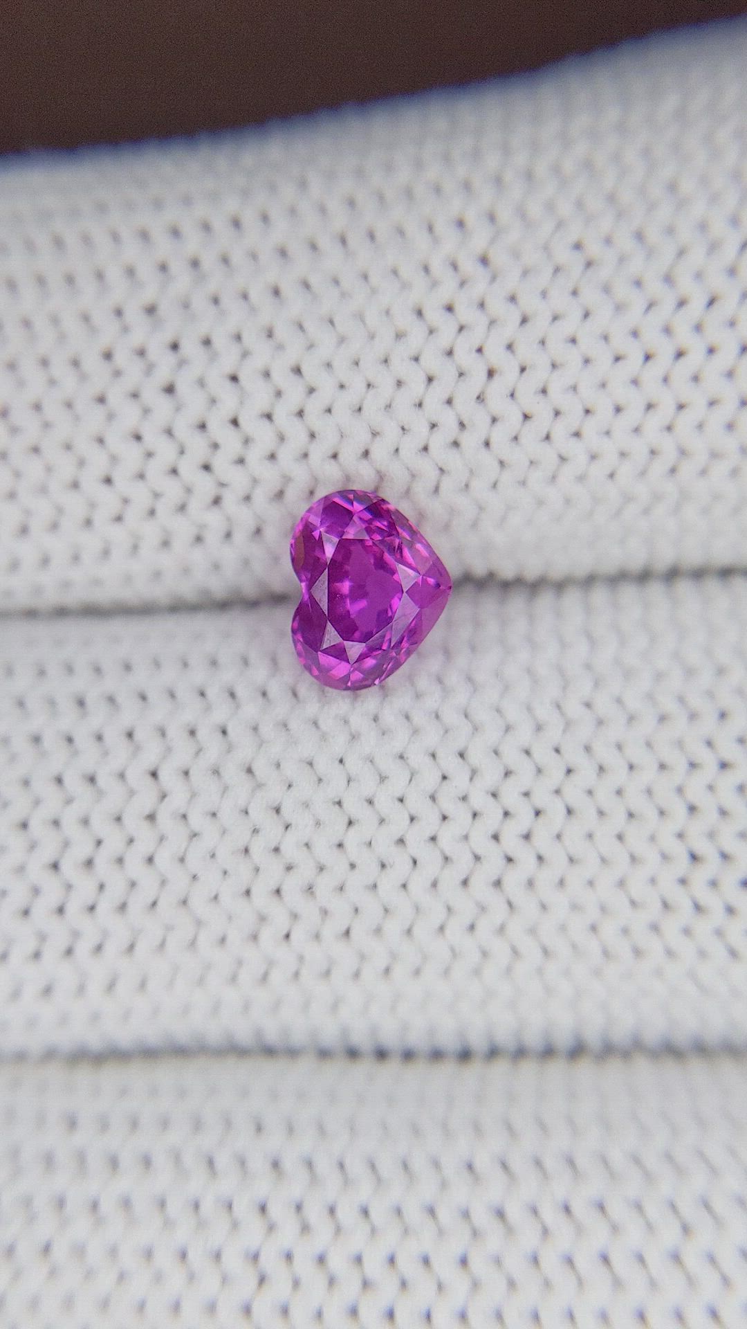 1.32 Ct. Purplish Pink Sapphire from Ceylon (Sri Lanka) Size Video