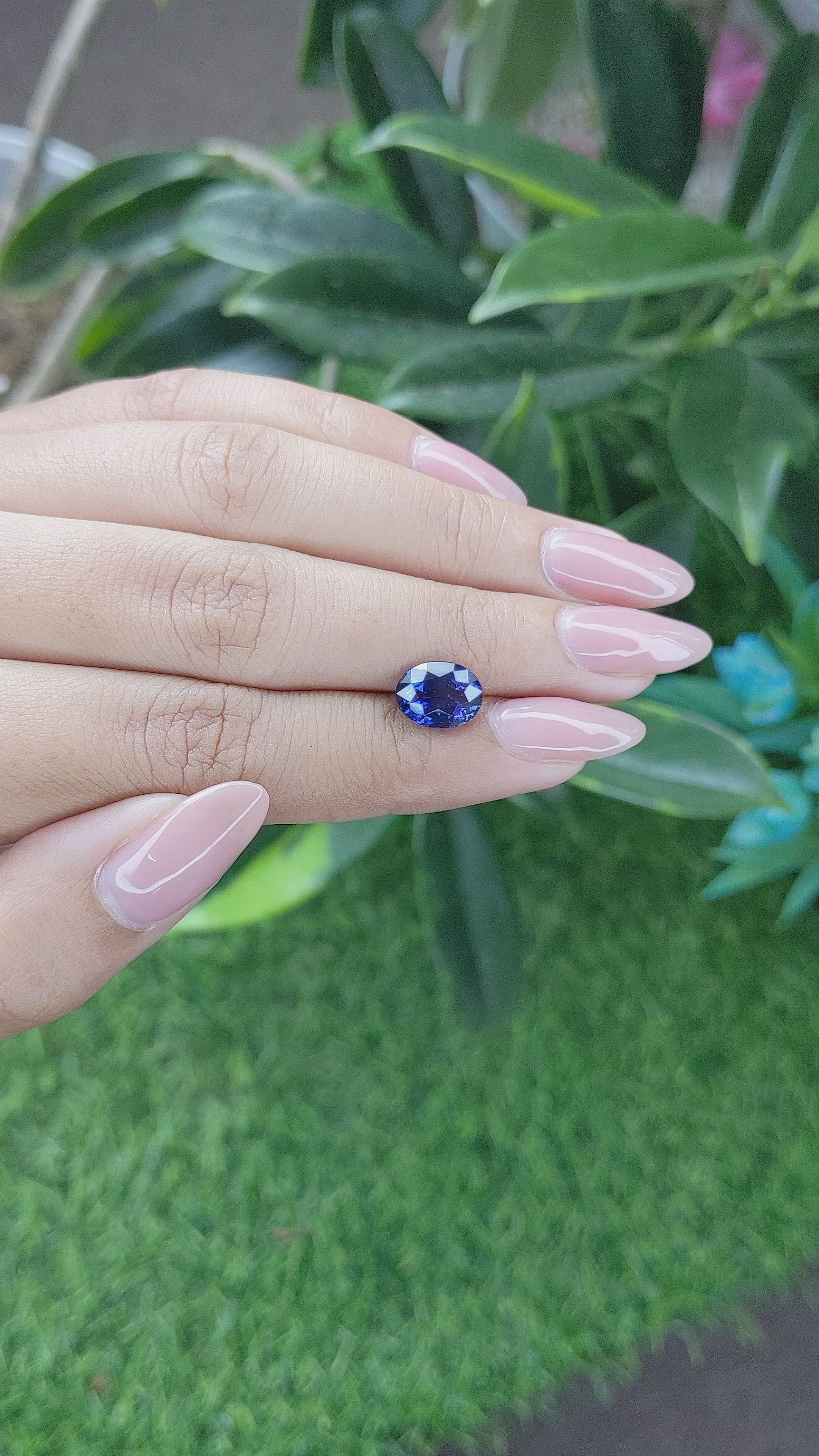 3.00 Ct. Color Change Sapphire from Tanzania Size Video