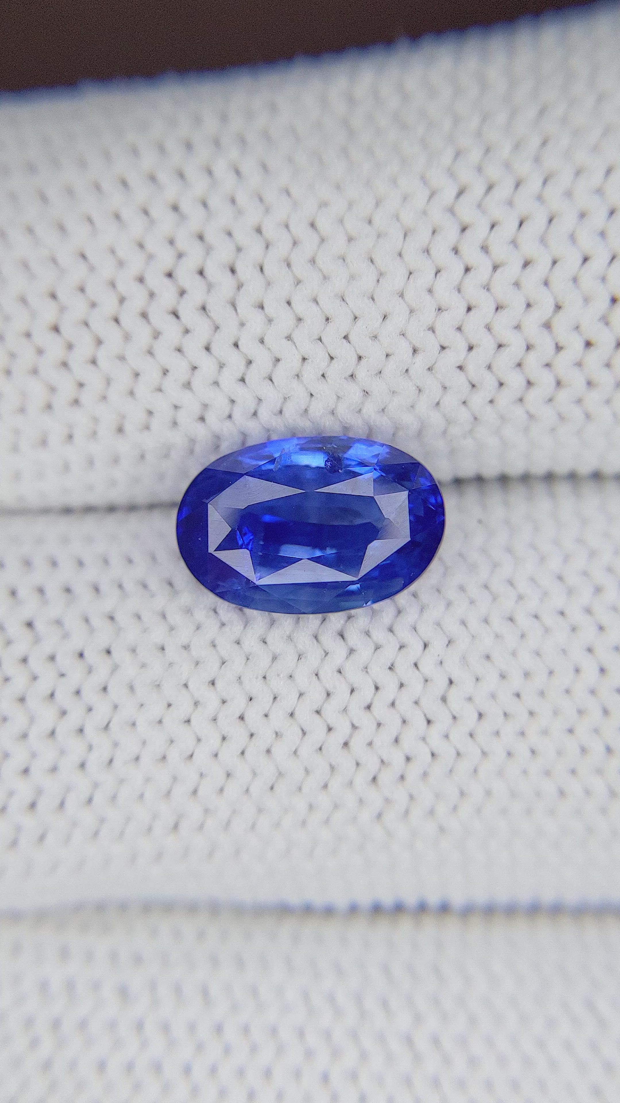 3.56 Ct. Blue Sapphire from Tanzania Size Video
