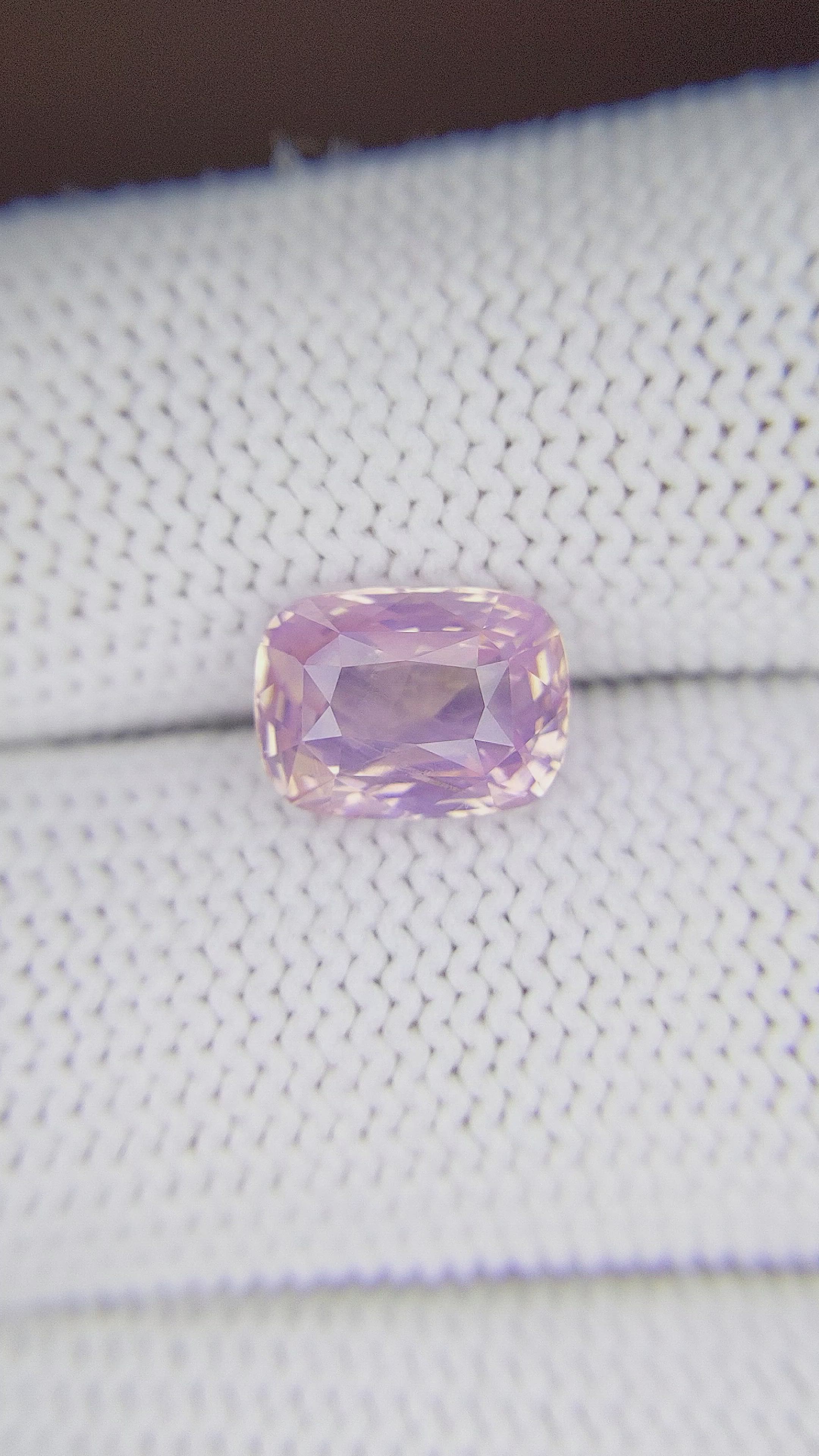3.55 Ct. Pink Sapphire from Tanzania Size Video