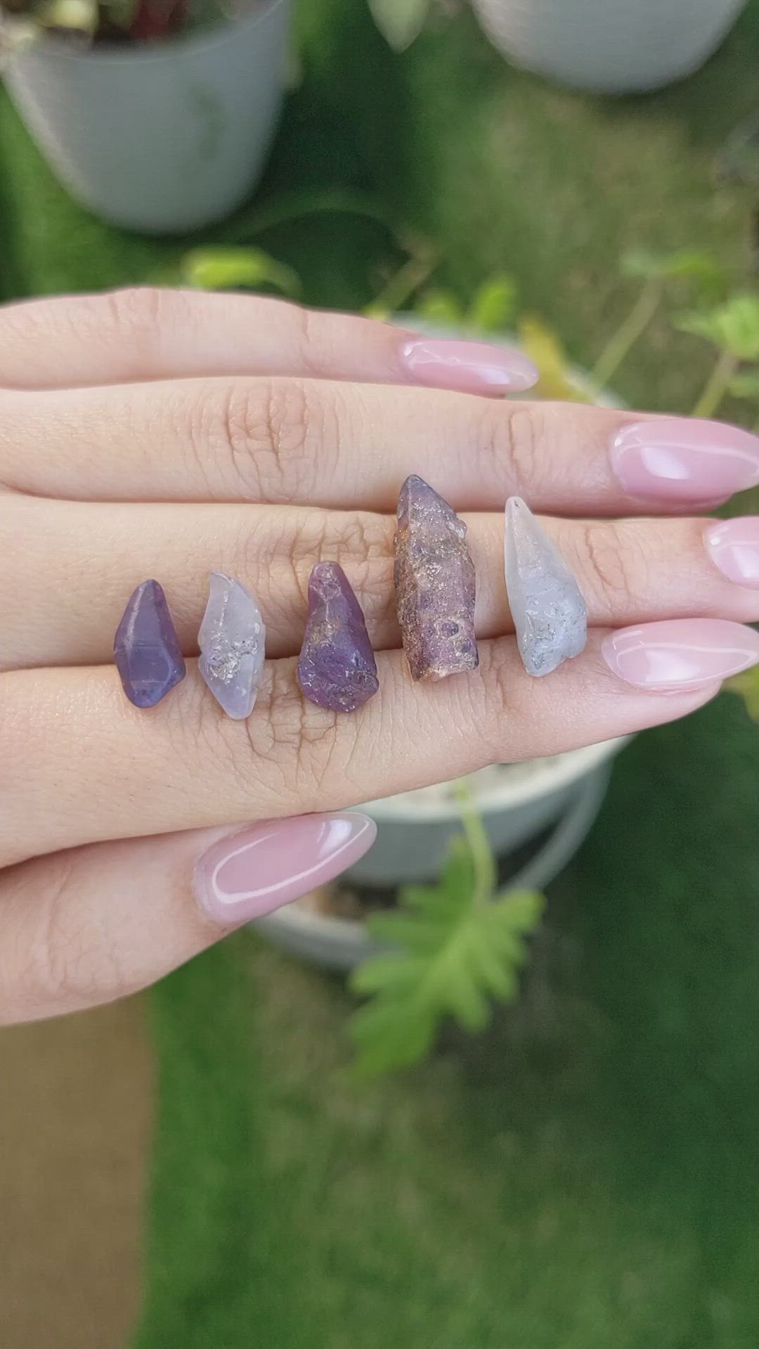 35.10 Ct. Multi Color Sapphire Crystal from Ceylon (Sri Lanka) Size Video