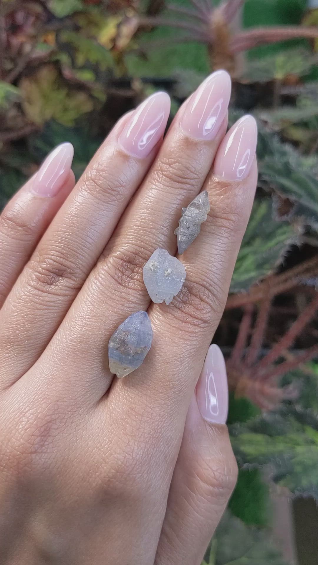 18.49 Ct. Blue Sapphire Crystal from Ceylon (Sri Lanka) Size Video