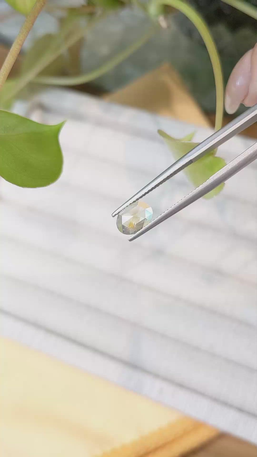 1.21 Ct. Yellow Sapphire from Montana Size Video