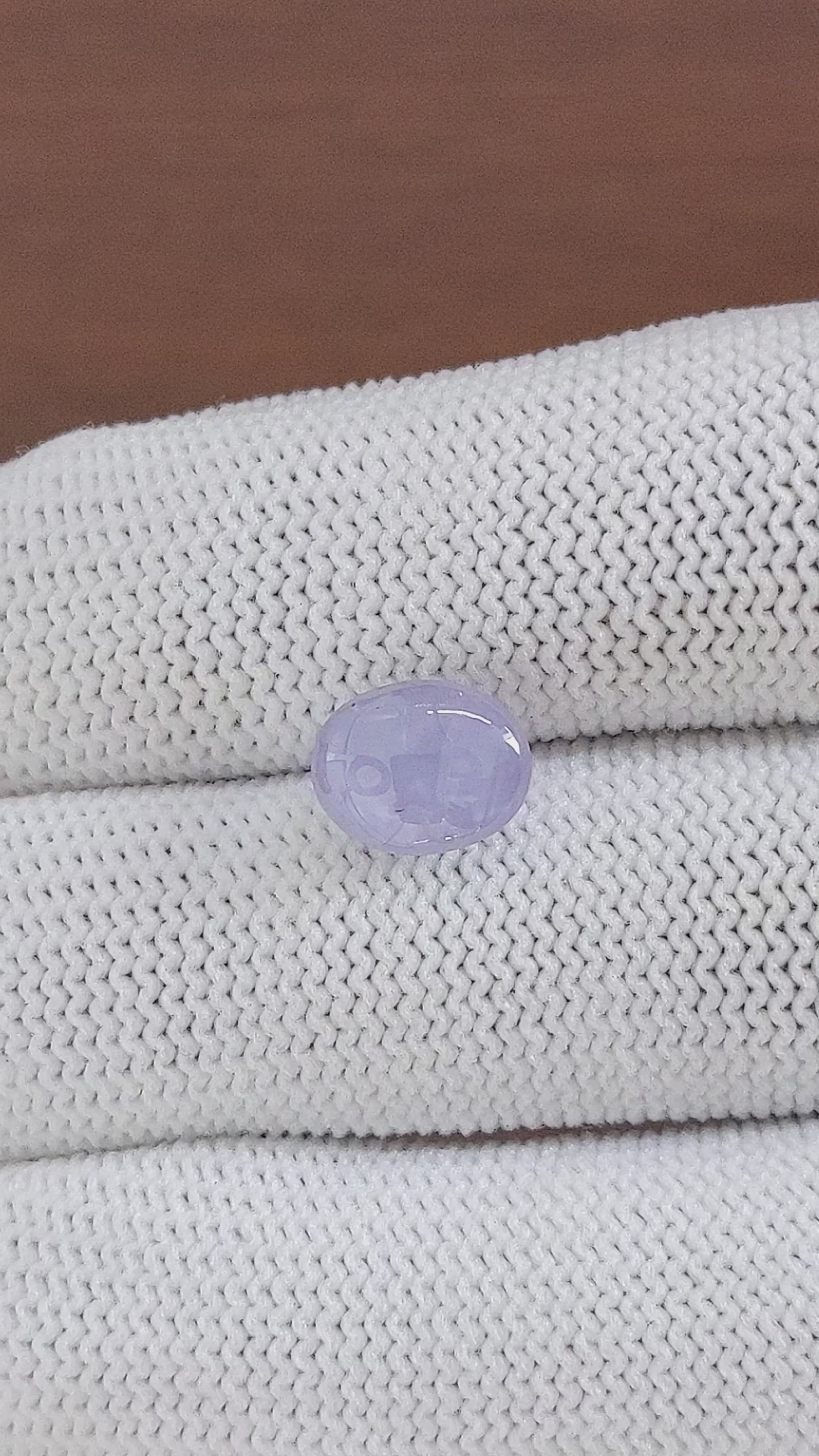 4.83 Ct. Purple Star Sapphire from Ceylon (Sri Lanka) Size Video