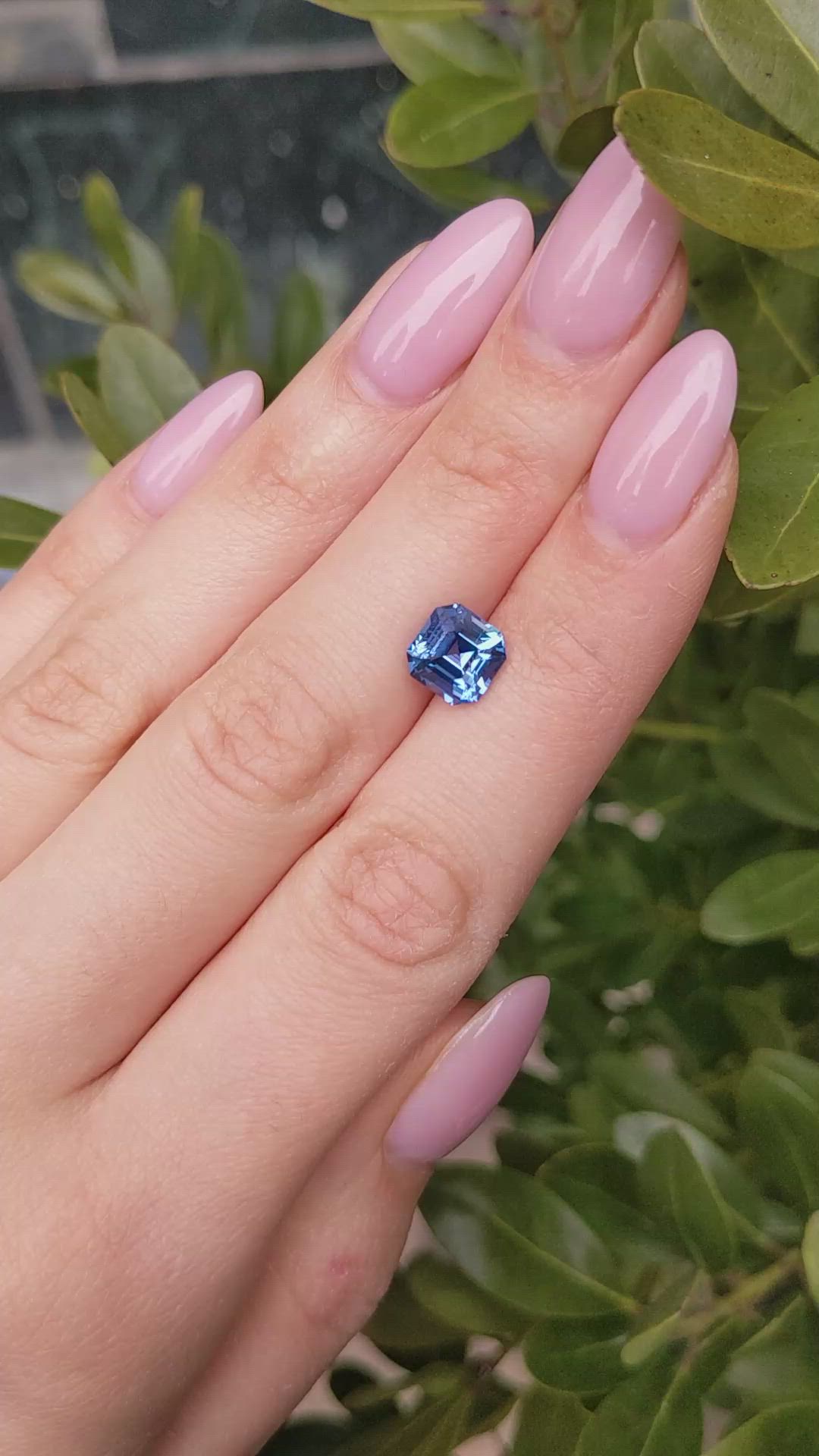 3.14 Ct. Blue Sapphire from Ceylon (Sri Lanka) Size Video