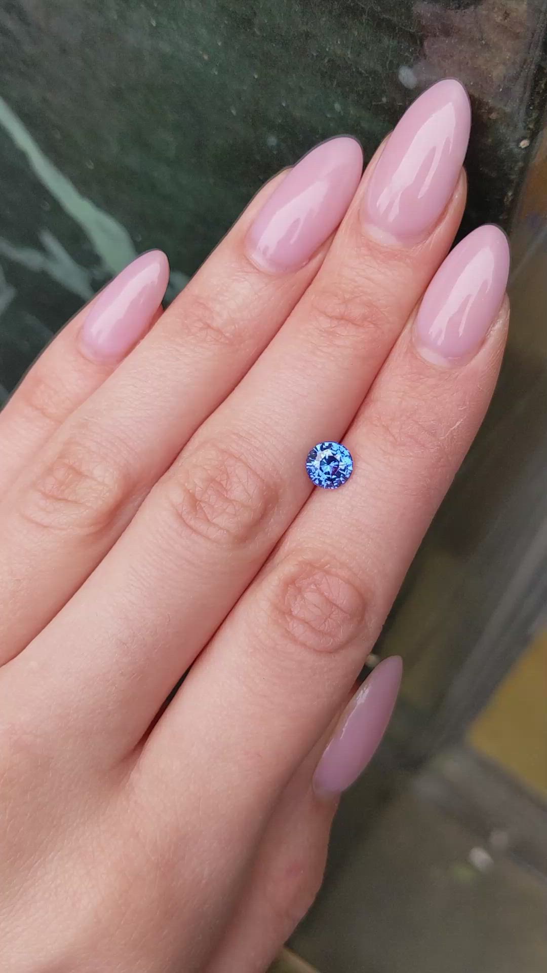 1.35 Ct. Blue Sapphire from Ceylon (Sri Lanka) Size Video