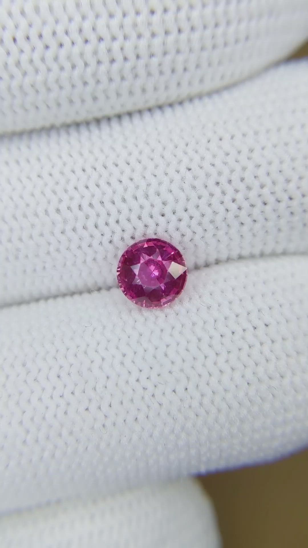 1.16 Ct. Pink Sapphire from Ceylon (Sri Lanka) Size Video