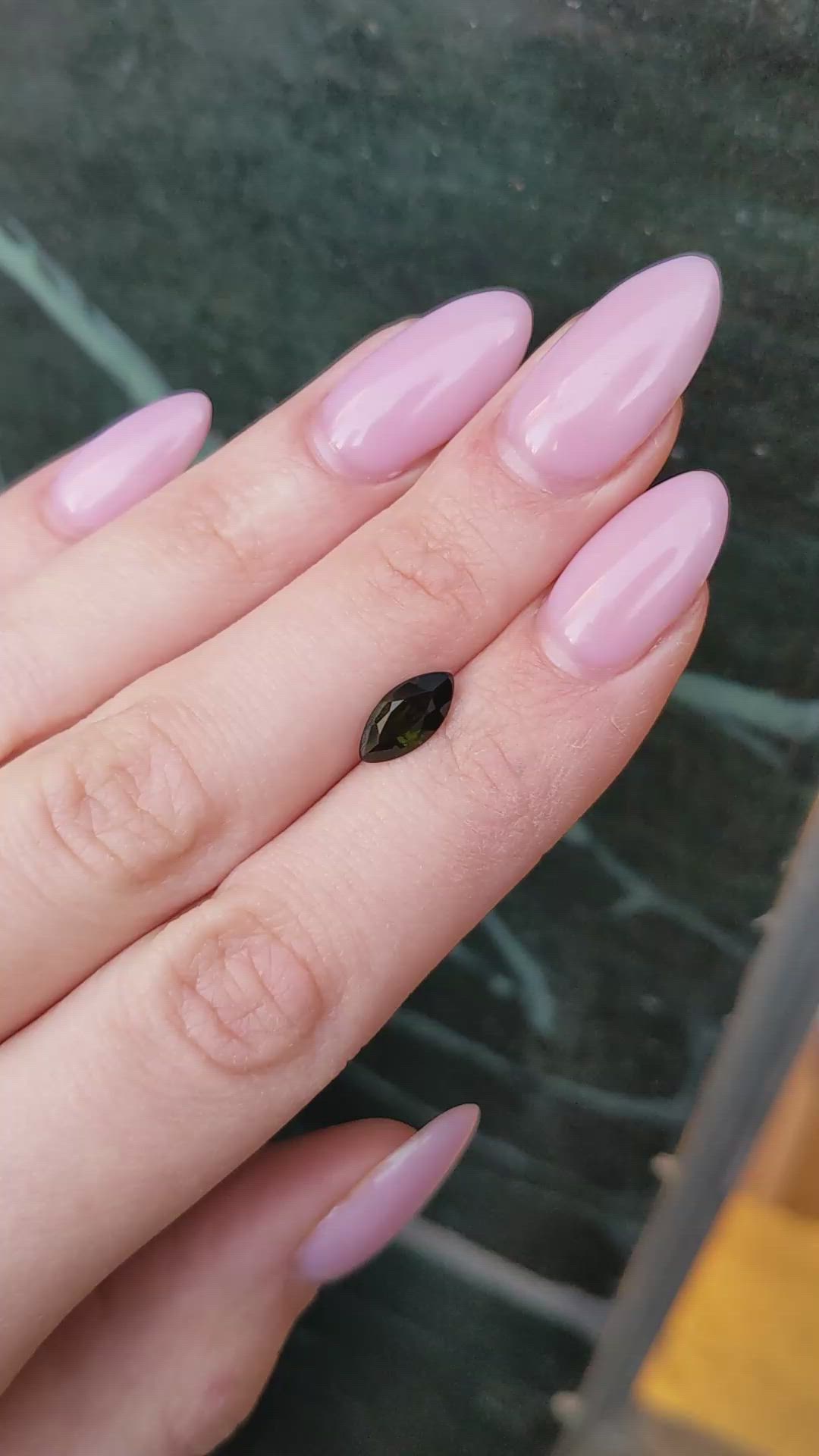 1.08 Ct. Green Sapphire from Australia Size Video