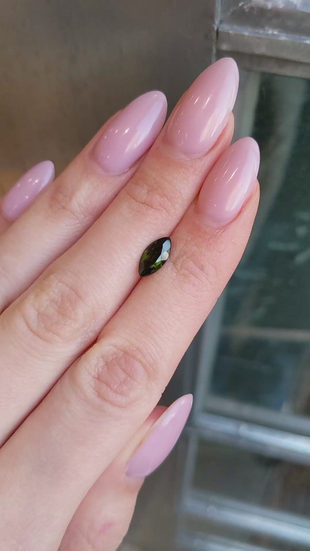 1.08 Ct. Green Sapphire from Australia Size Video