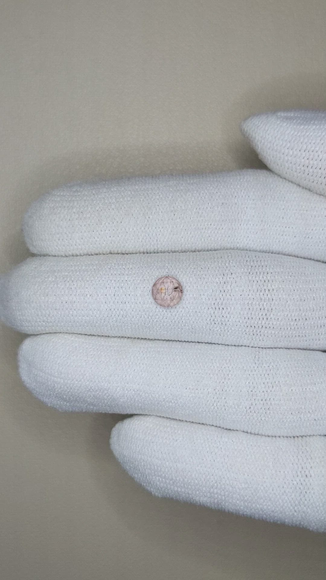 0.51 Ct. Pink Sapphire from Montana Size Video