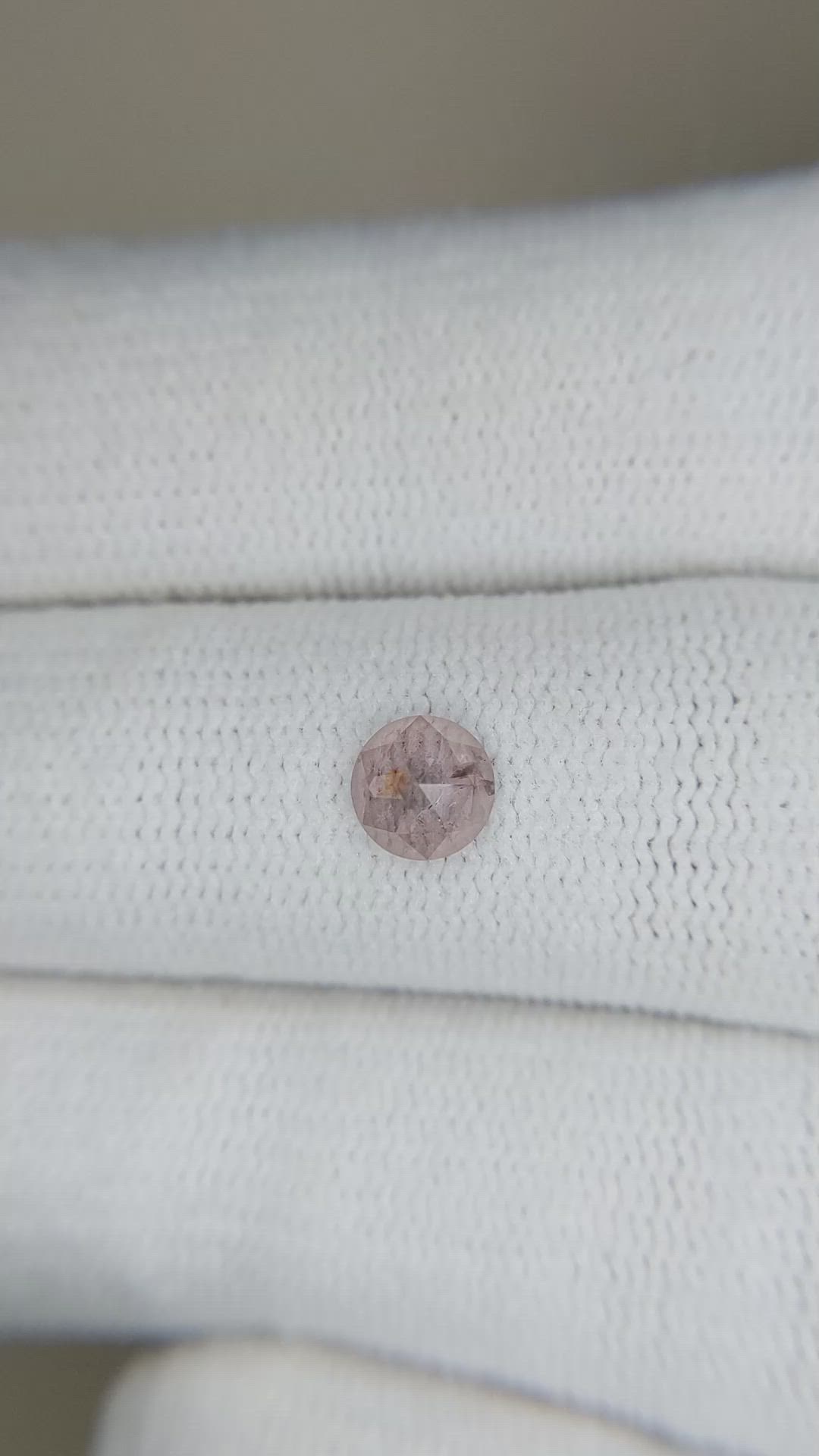 0.51 Ct. Pink Sapphire from Montana Size Video
