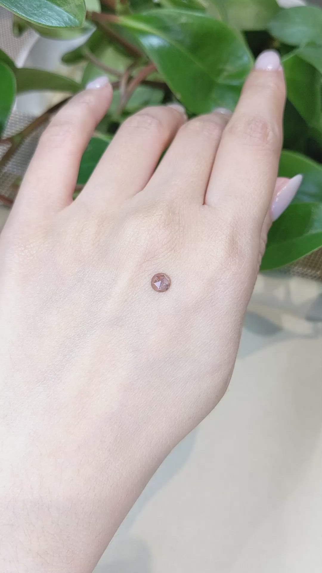 0.51 Ct. Pink Sapphire from Montana Size Video