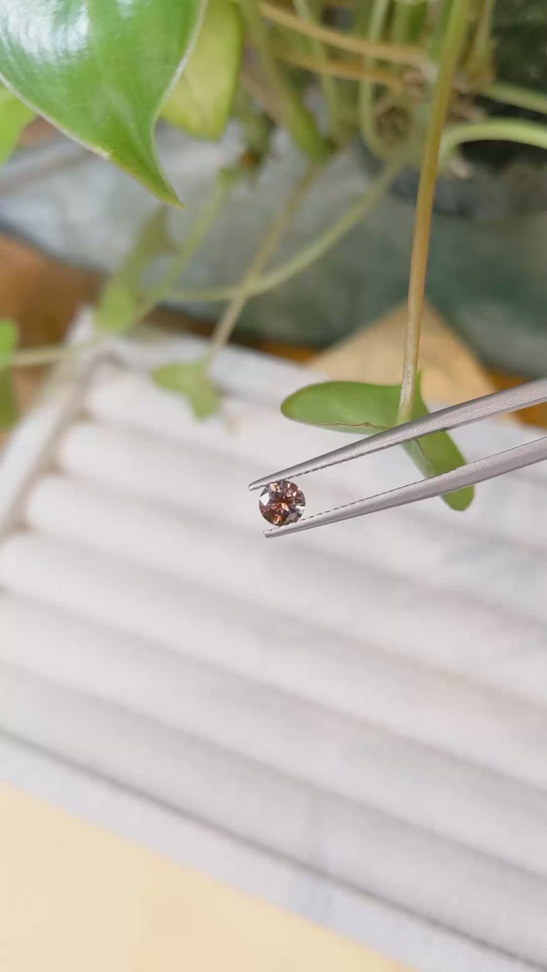 0.46 Ct. Bi Color Sapphire from Montana Size Video