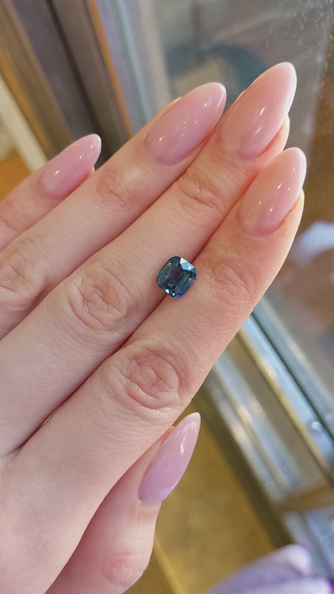 2.69 Ct. Blue Sapphire from Nigeria Size Video