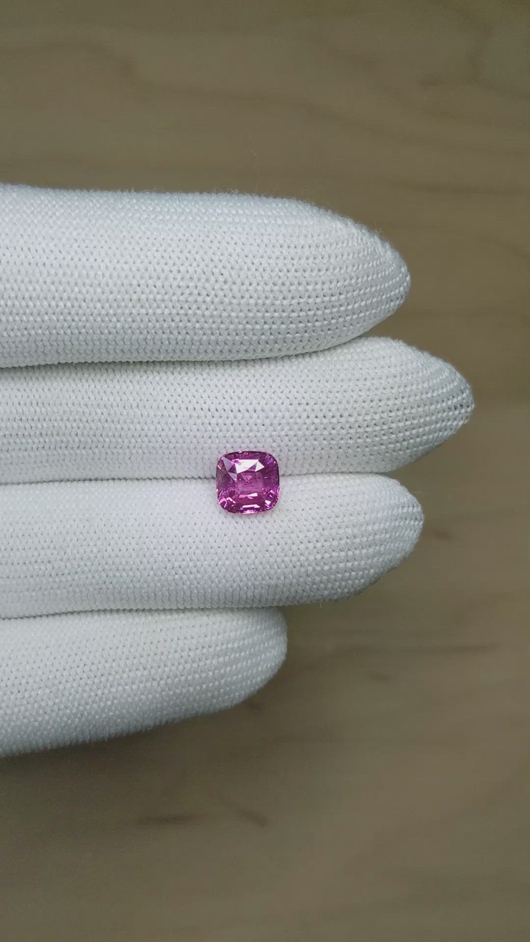 3.03 Ct. Purplish Pink Sapphire from Madagascar Size Video
