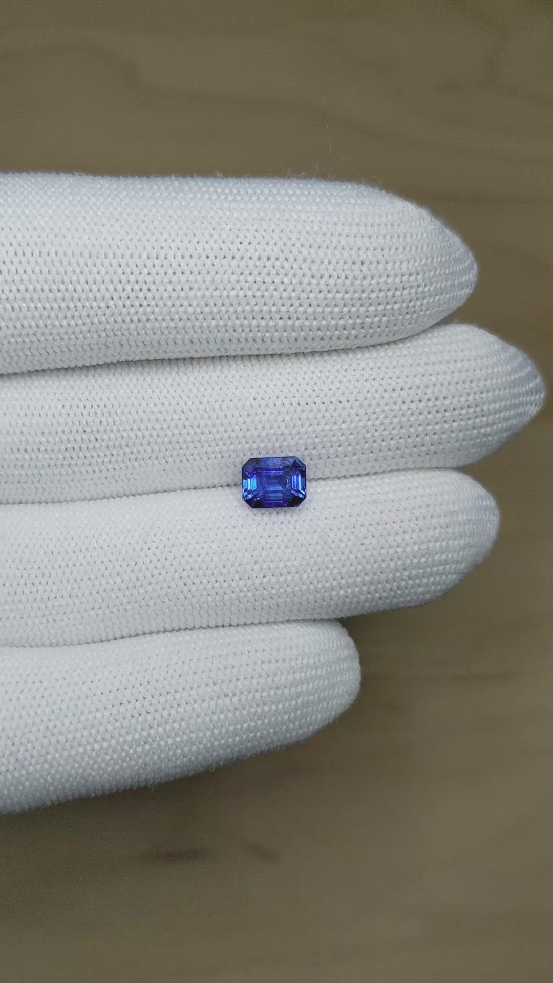 2.30 Ct. Blue Sapphire from Ceylon (Sri Lanka) Size Video