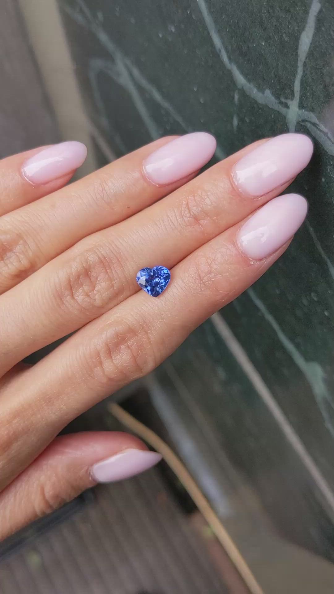 1.91 Ct. Blue Sapphire from Ceylon (Sri Lanka) Size Video