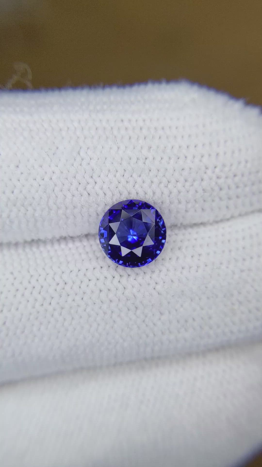 2.35 Ct. Blue Sapphire from Madagascar Size Video