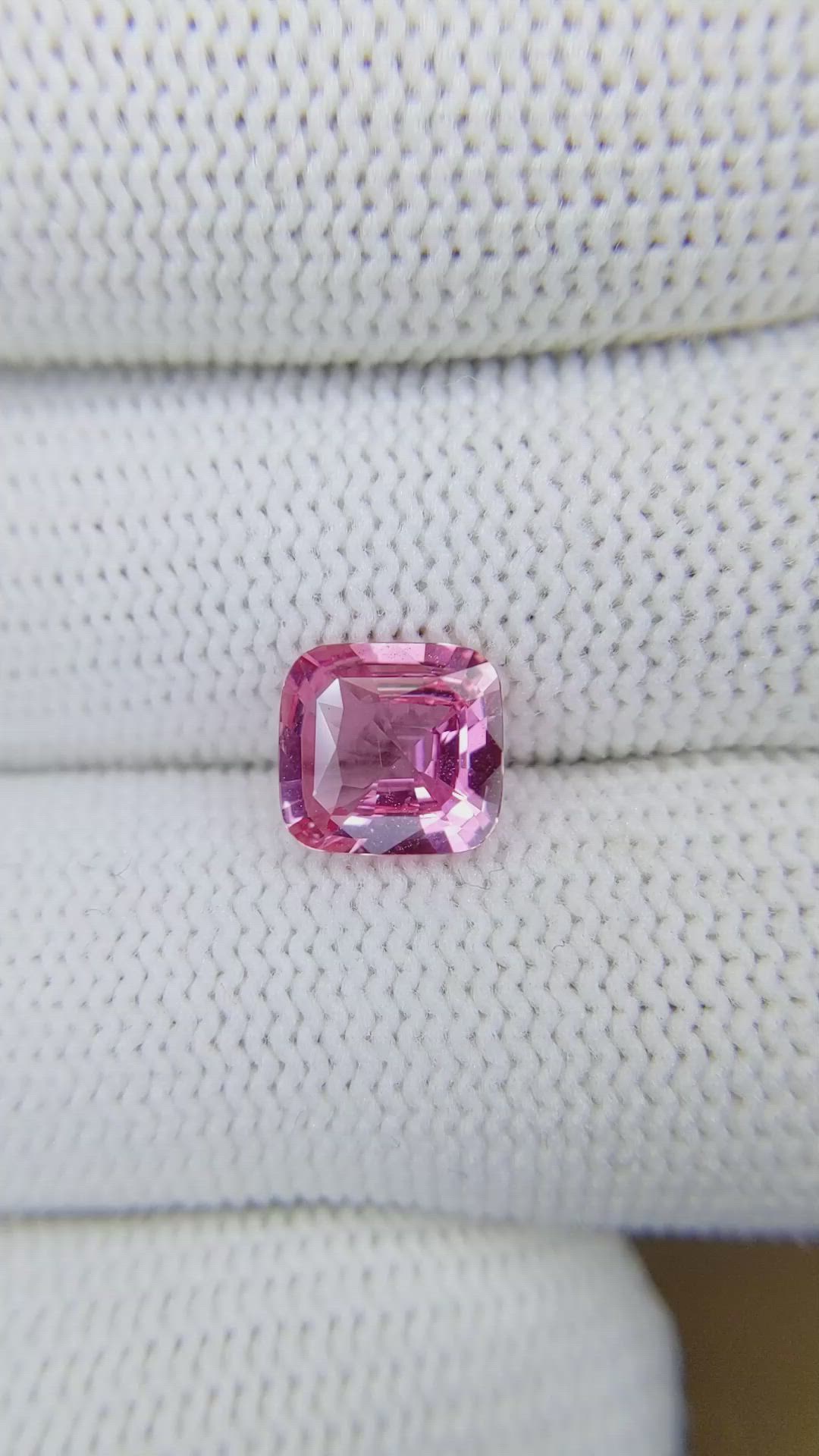 2.17 Ct. Pink Sapphire from Ceylon (Sri Lanka) Size Video
