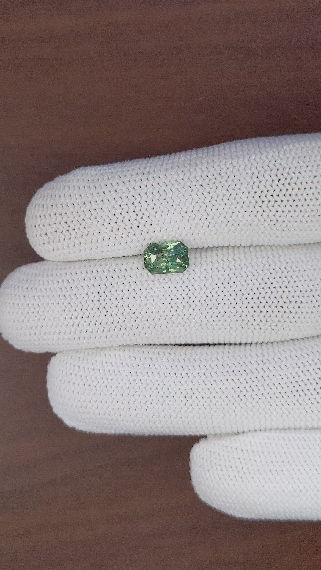 2.00 Ct. Bluish Green Sapphire from Africa Size Video
