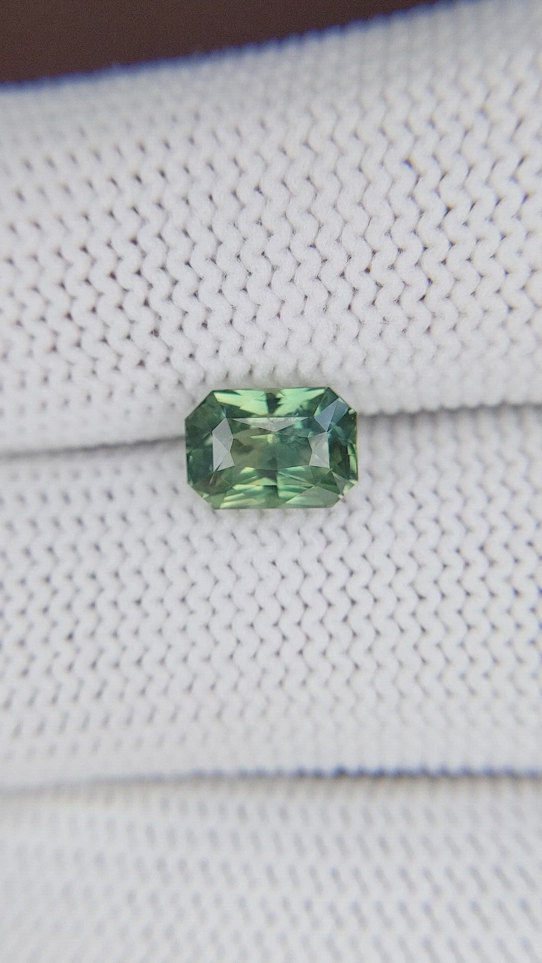 2.00 Ct. Bluish Green Sapphire from Africa Size Video