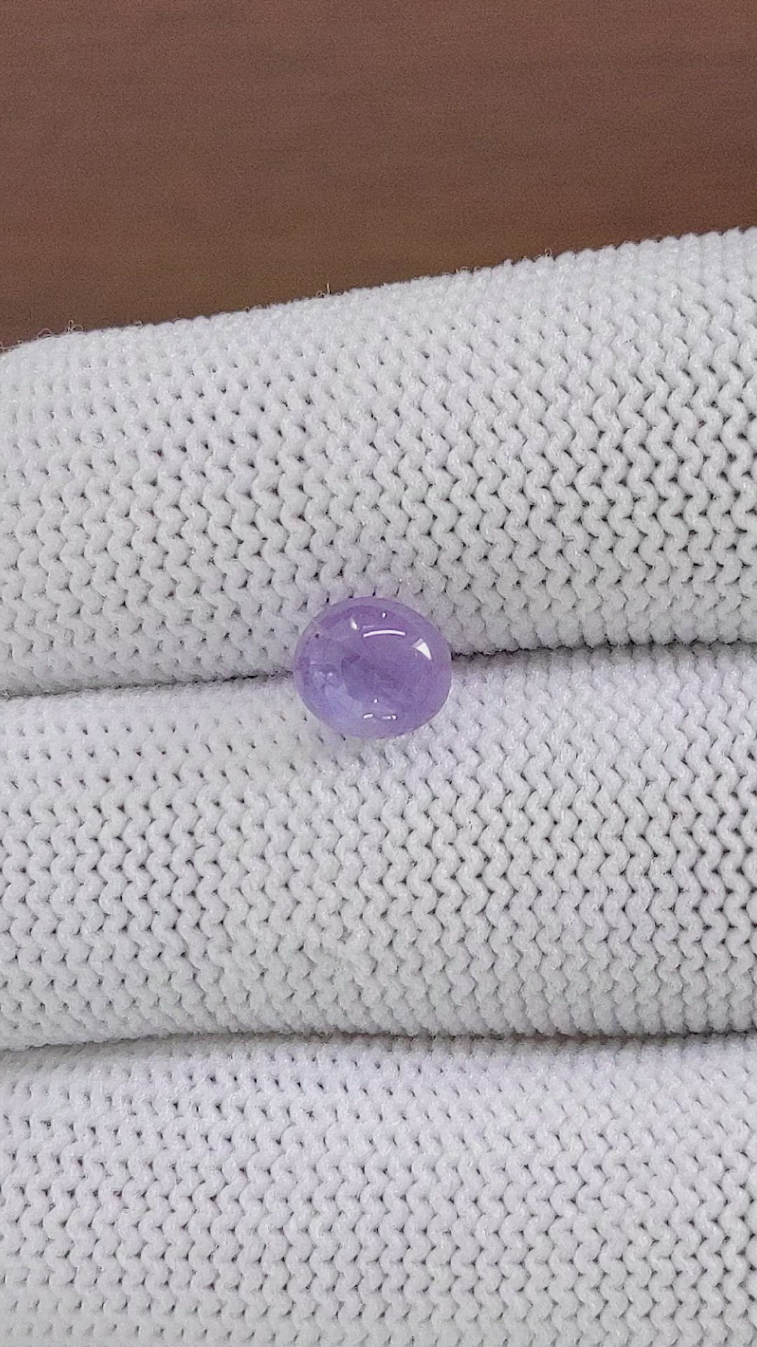 2.88 Ct. Bluish Purple Sapphire from Tanzania Size Video