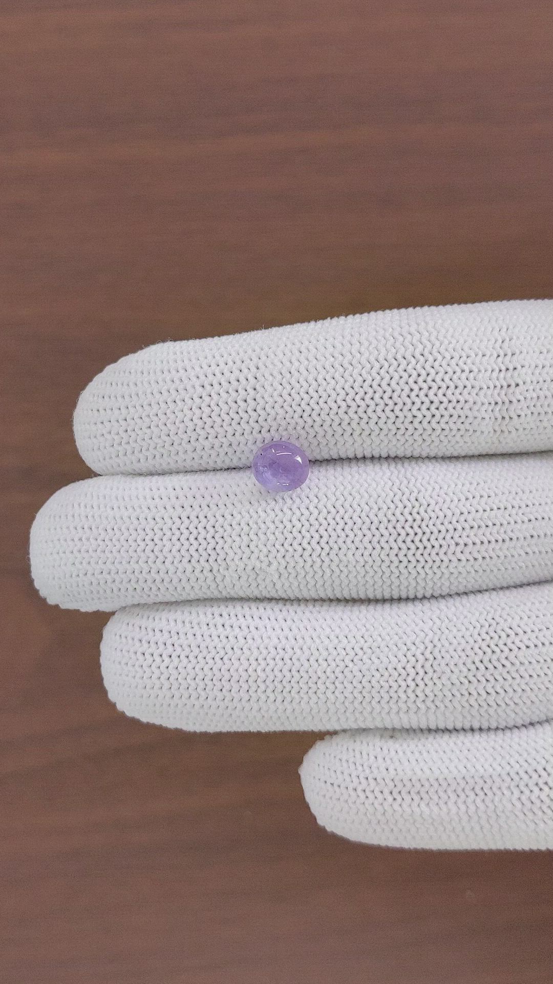 2.88 Ct. Bluish Purple Sapphire from Tanzania Size Video