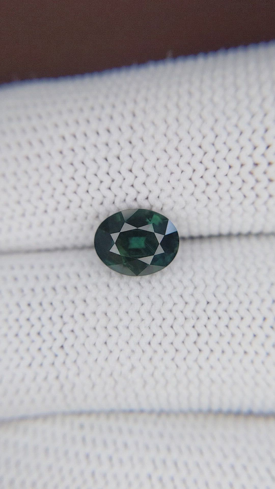 2.06 Ct. Bluish Green Sapphire from Tanzania Size Video
