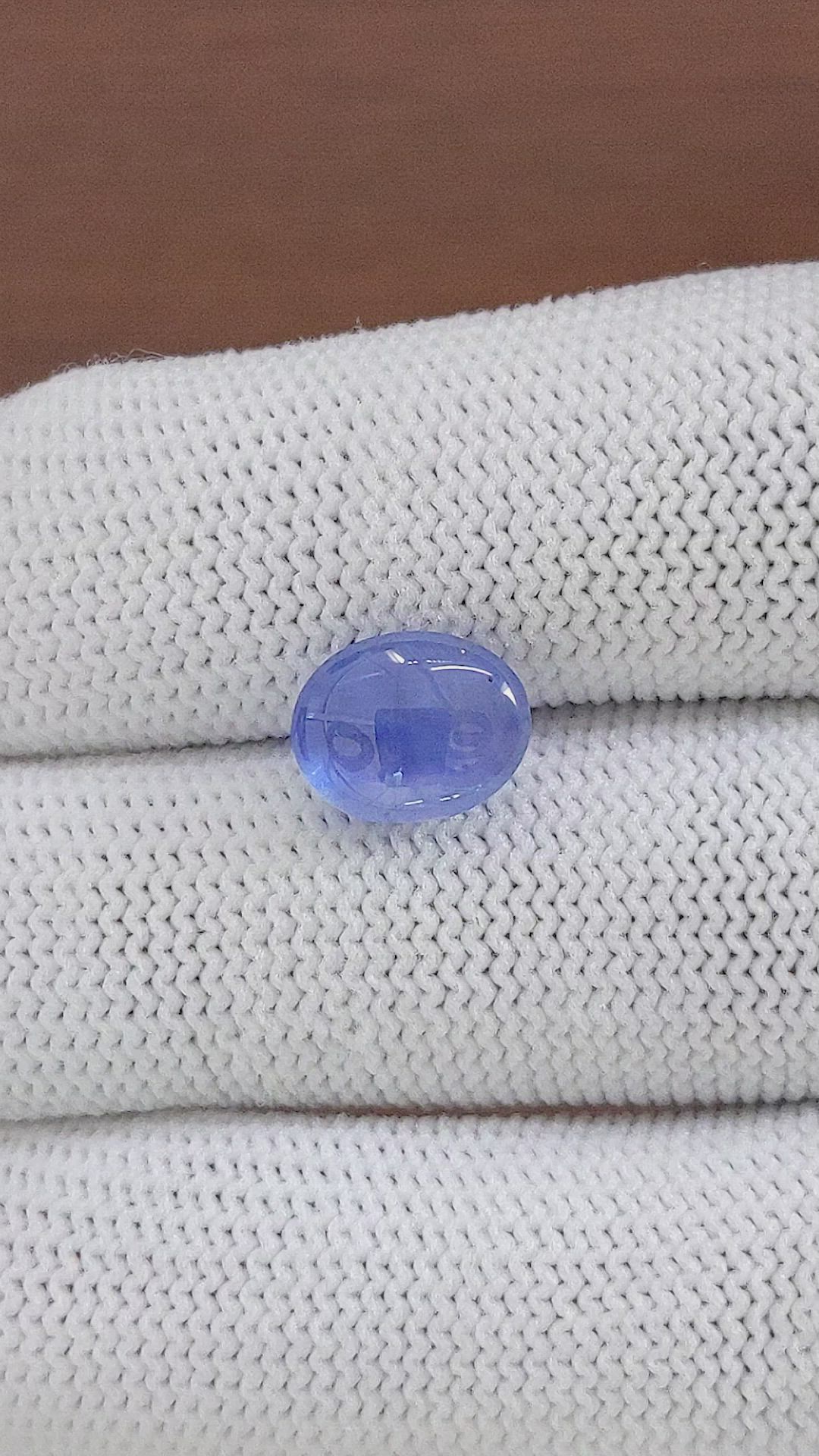 4.30 Ct. Blue Star Sapphire from Tanzania Size Video