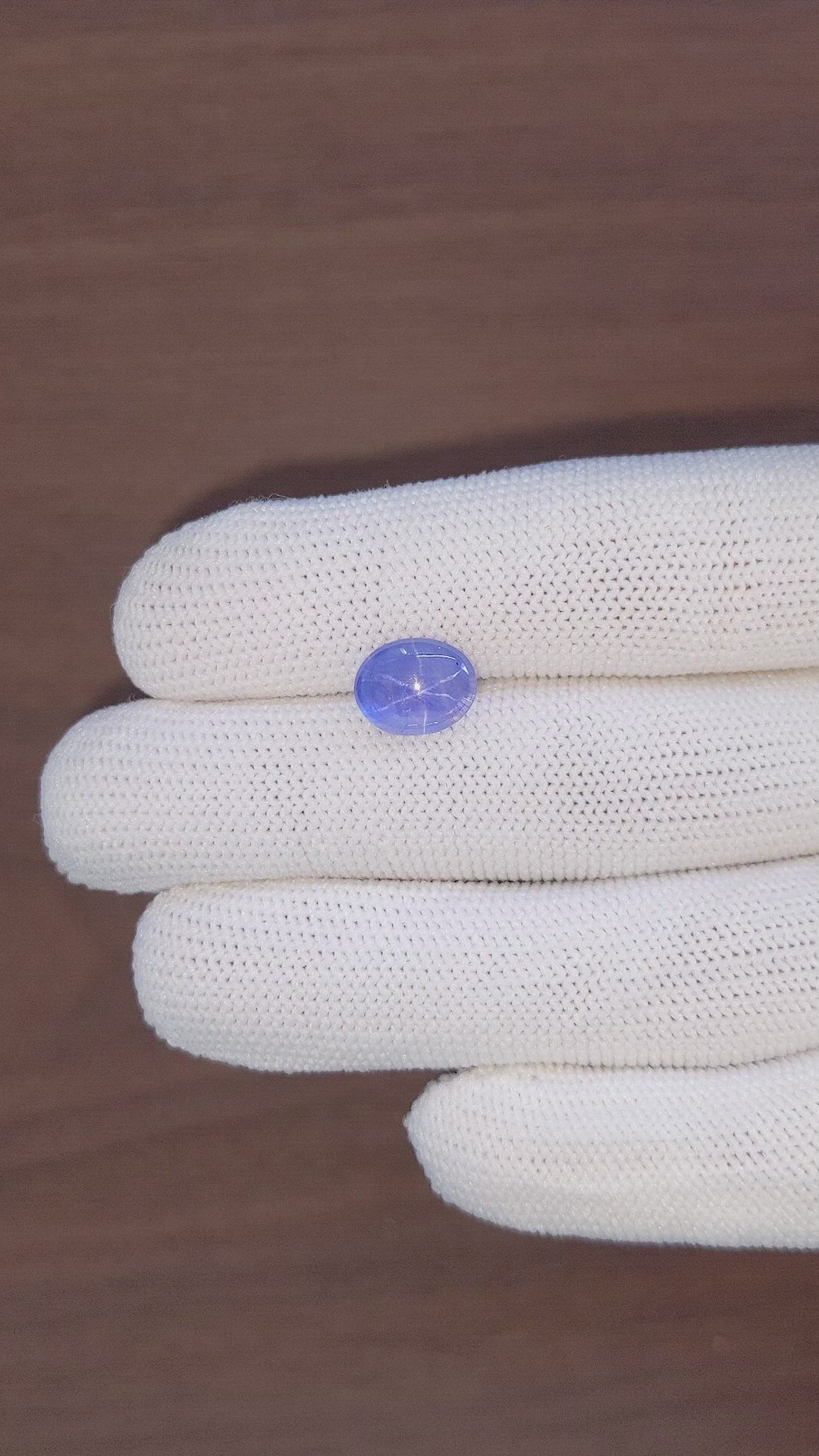 4.30 Ct. Blue Star Sapphire from Tanzania Size Video
