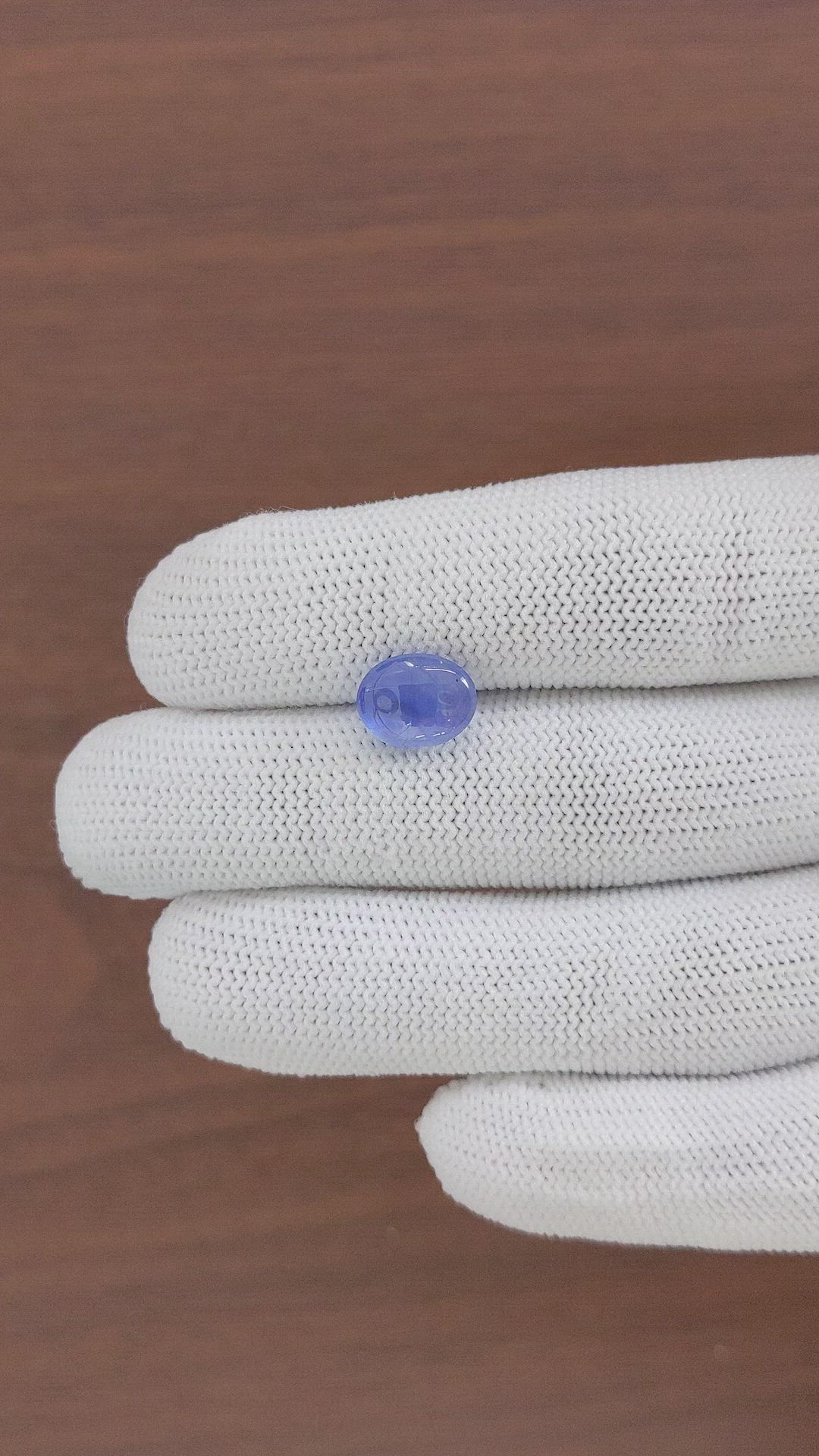 4.30 Ct. Blue Star Sapphire from Tanzania Size Video