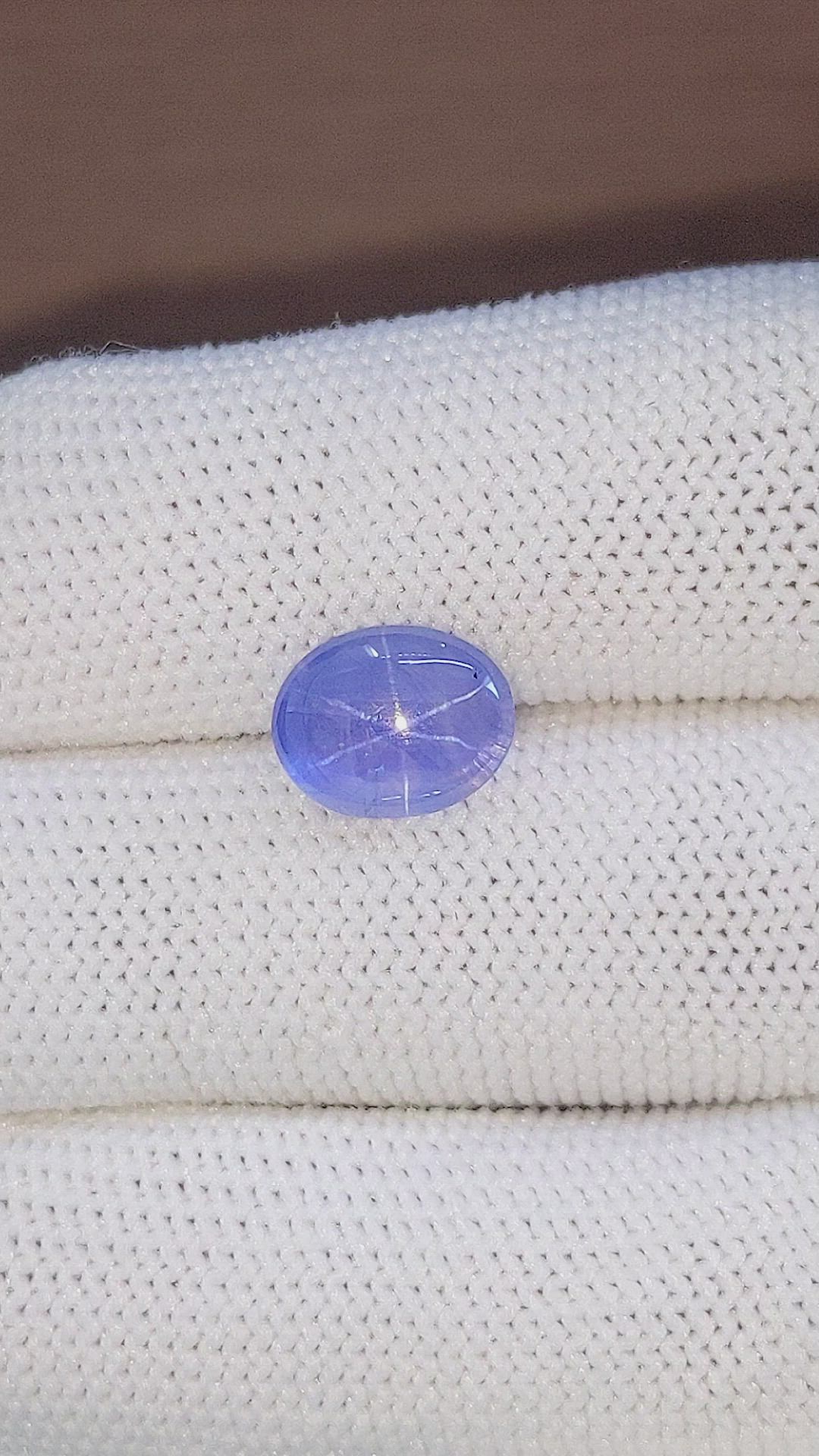 4.30 Ct. Blue Star Sapphire from Tanzania Size Video