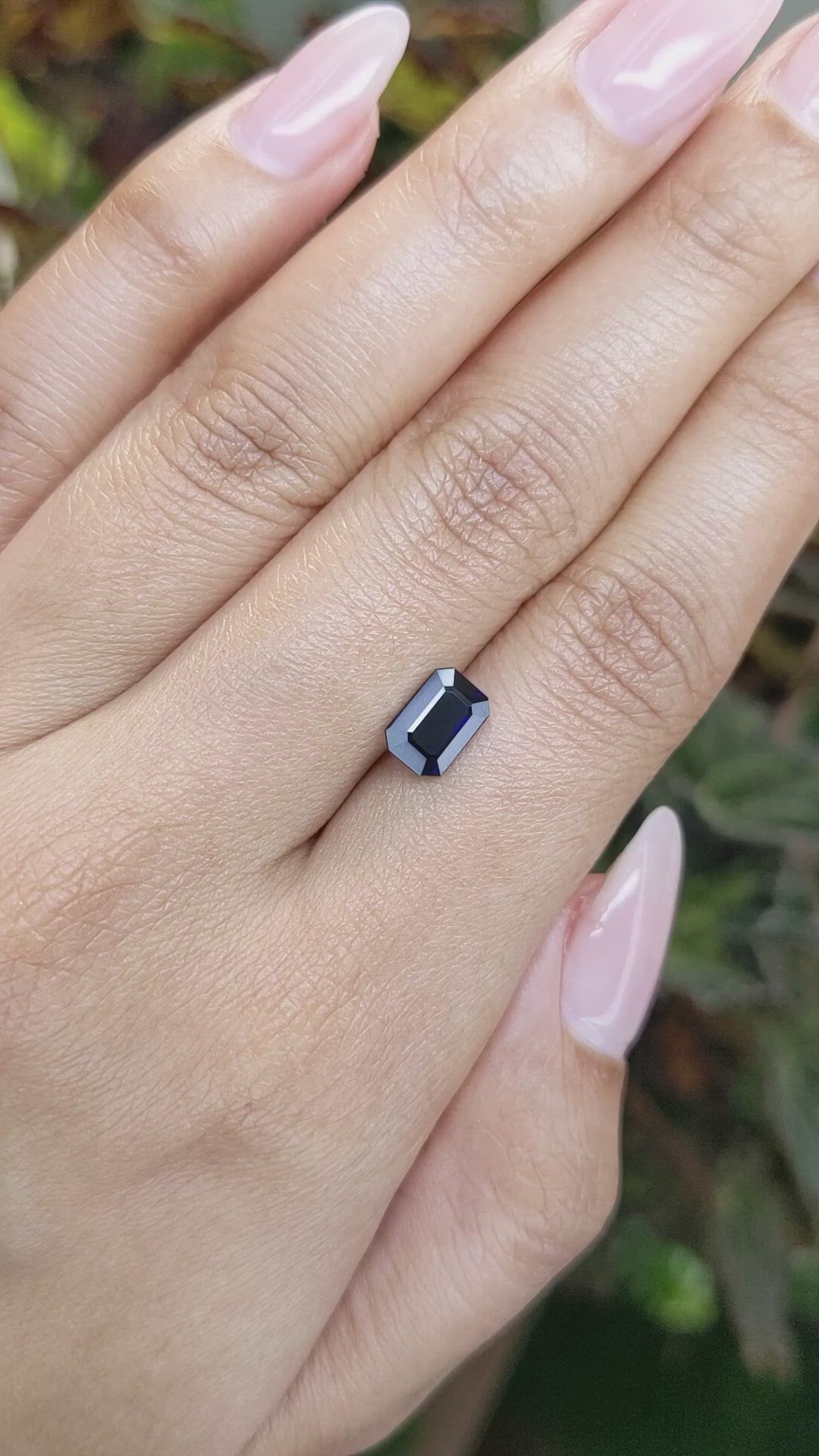 1.50 Ct. Blue Sapphire from Ceylon (Sri Lanka) Size Video