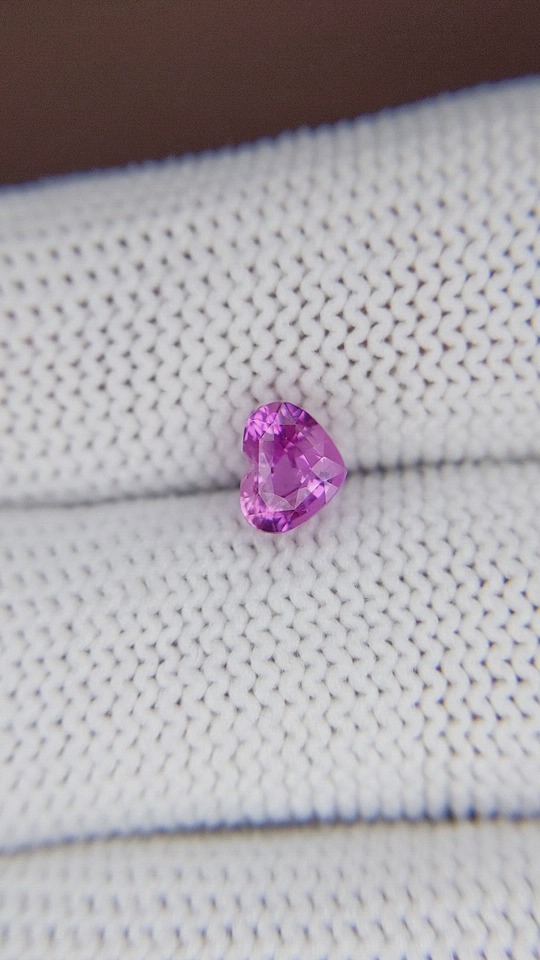 1.18 Ct. Purplish Pink Sapphire from Tanzania Size Video