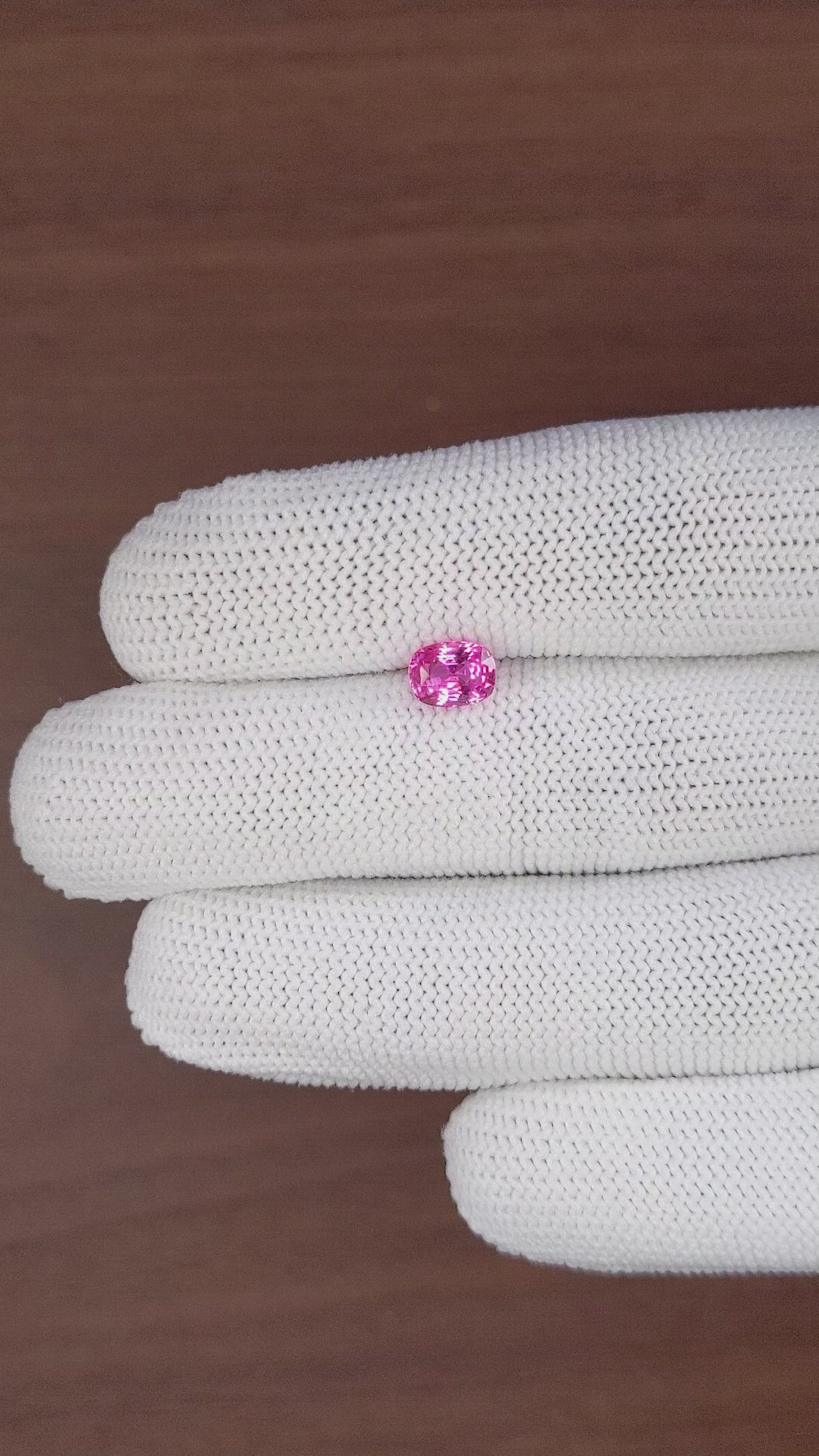 1.34 Ct. Pink Sapphire from Tanzania Size Video