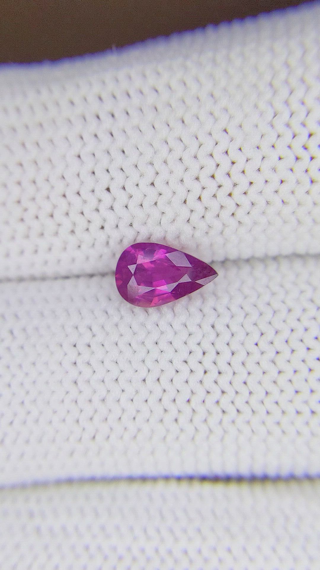 0.86 Ct. Purplish Pink Sapphire from Madagascar Size Video