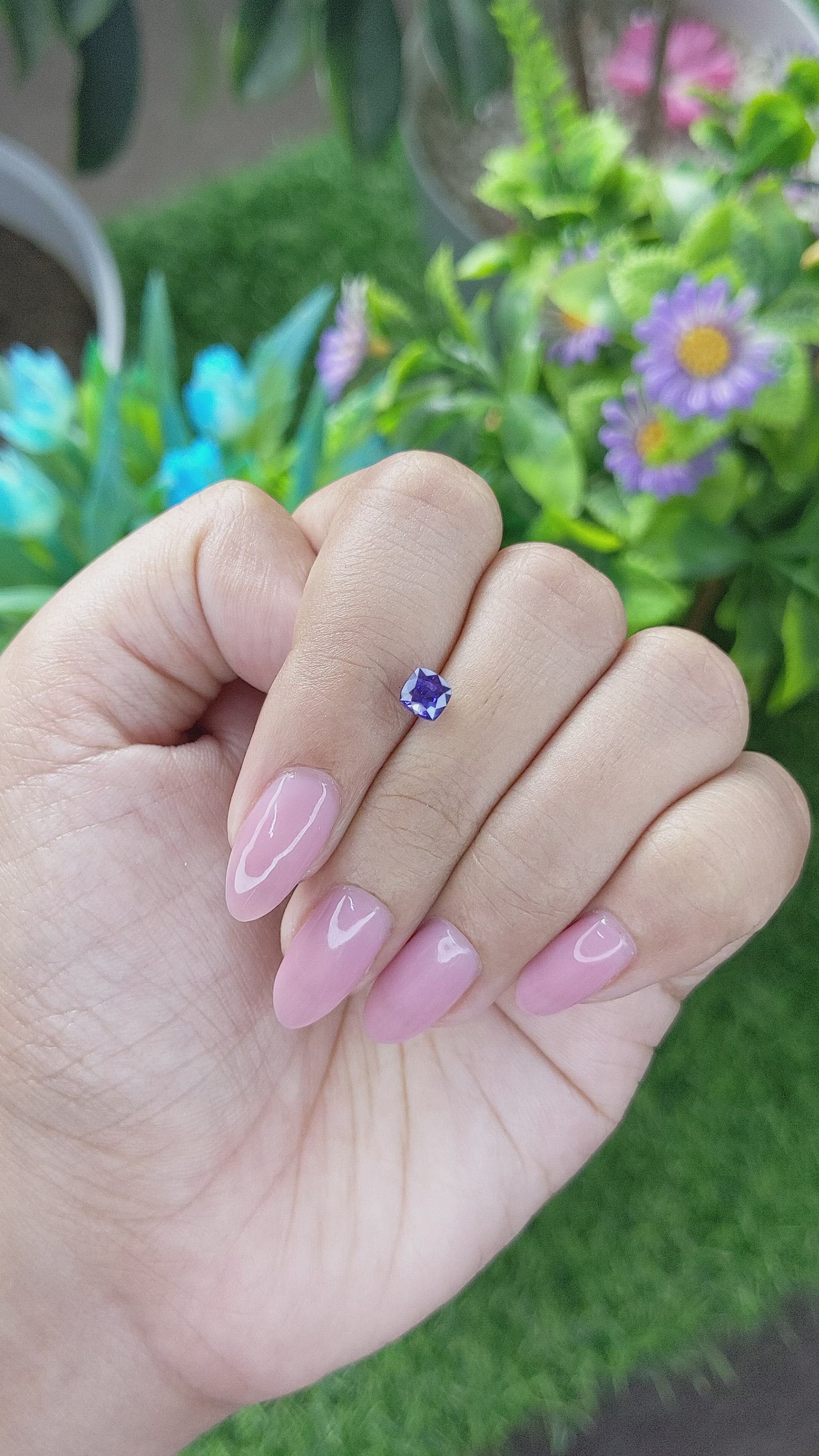 0.83 Ct. Color Change Sapphire from Tanzania Size Video