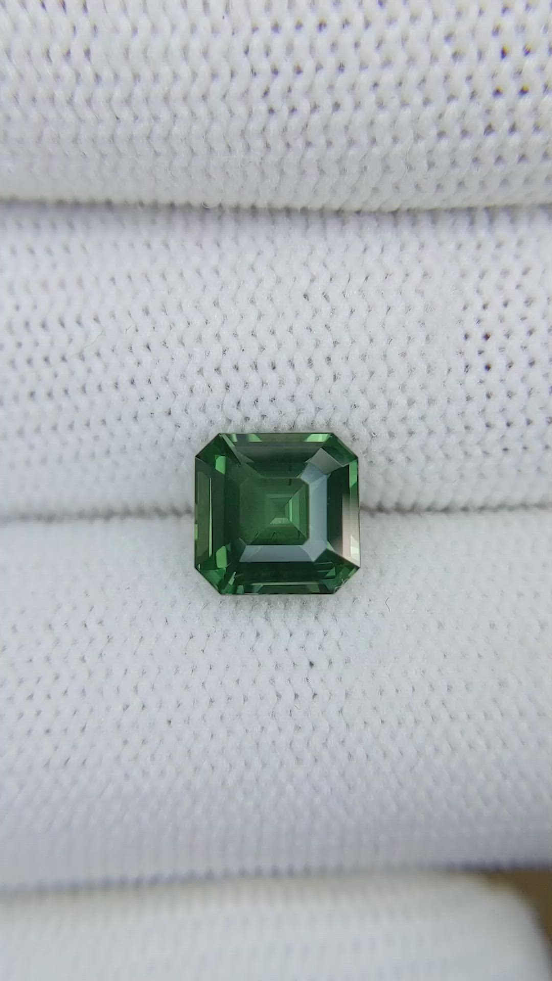 3.08 Ct. Green Sapphire from Madagascar Size Video