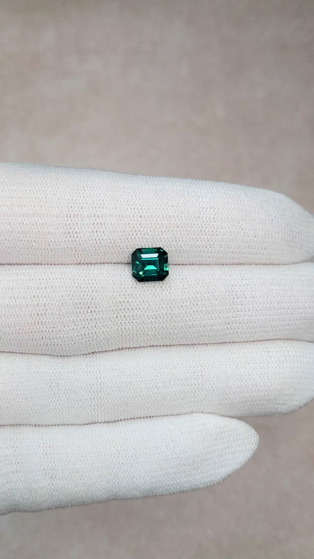 2.53 Ct. Bluish Green Sapphire from Madagascar Size Video