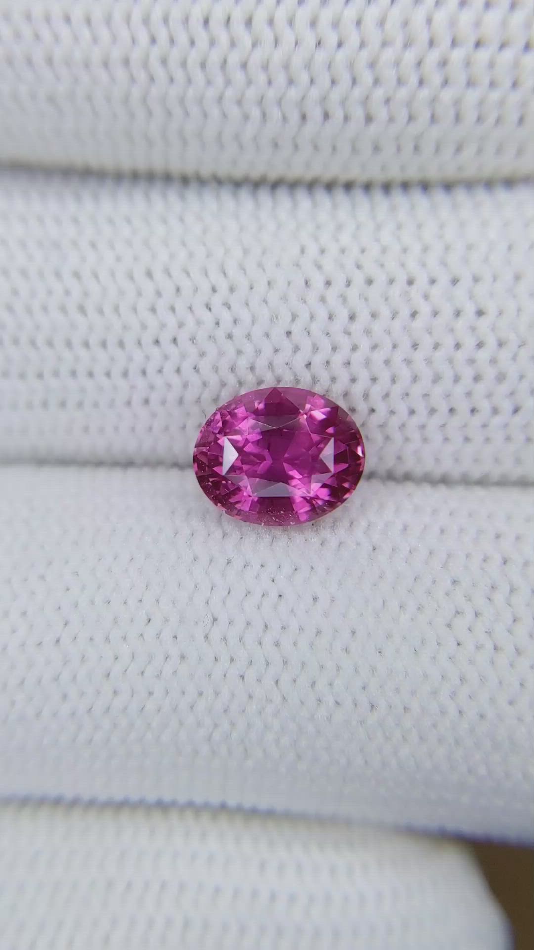 2.16 Ct. Purplish Pink Sapphire from Madagascar Size Video