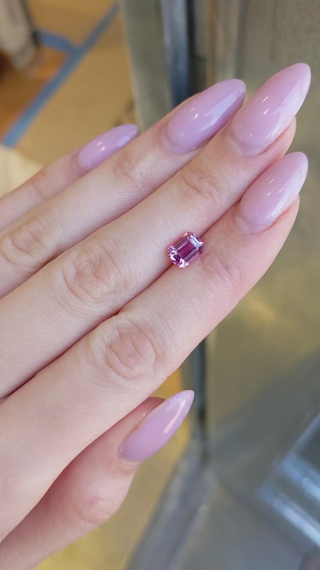 2.02 Ct. Pink Sapphire from Madagascar Size Video