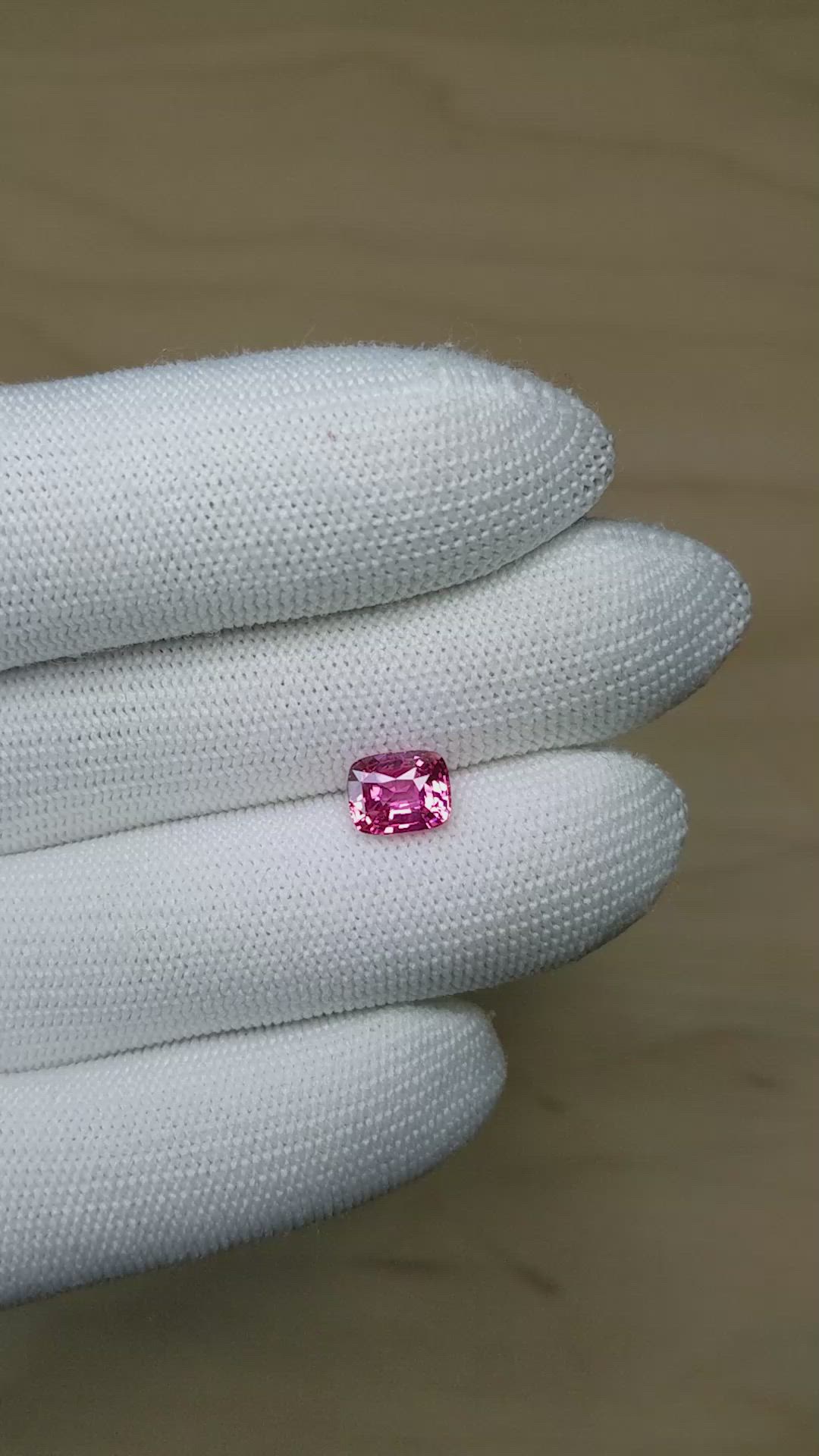 2.04 Ct. Reddish Pink Sapphire from Madagascar Size Video