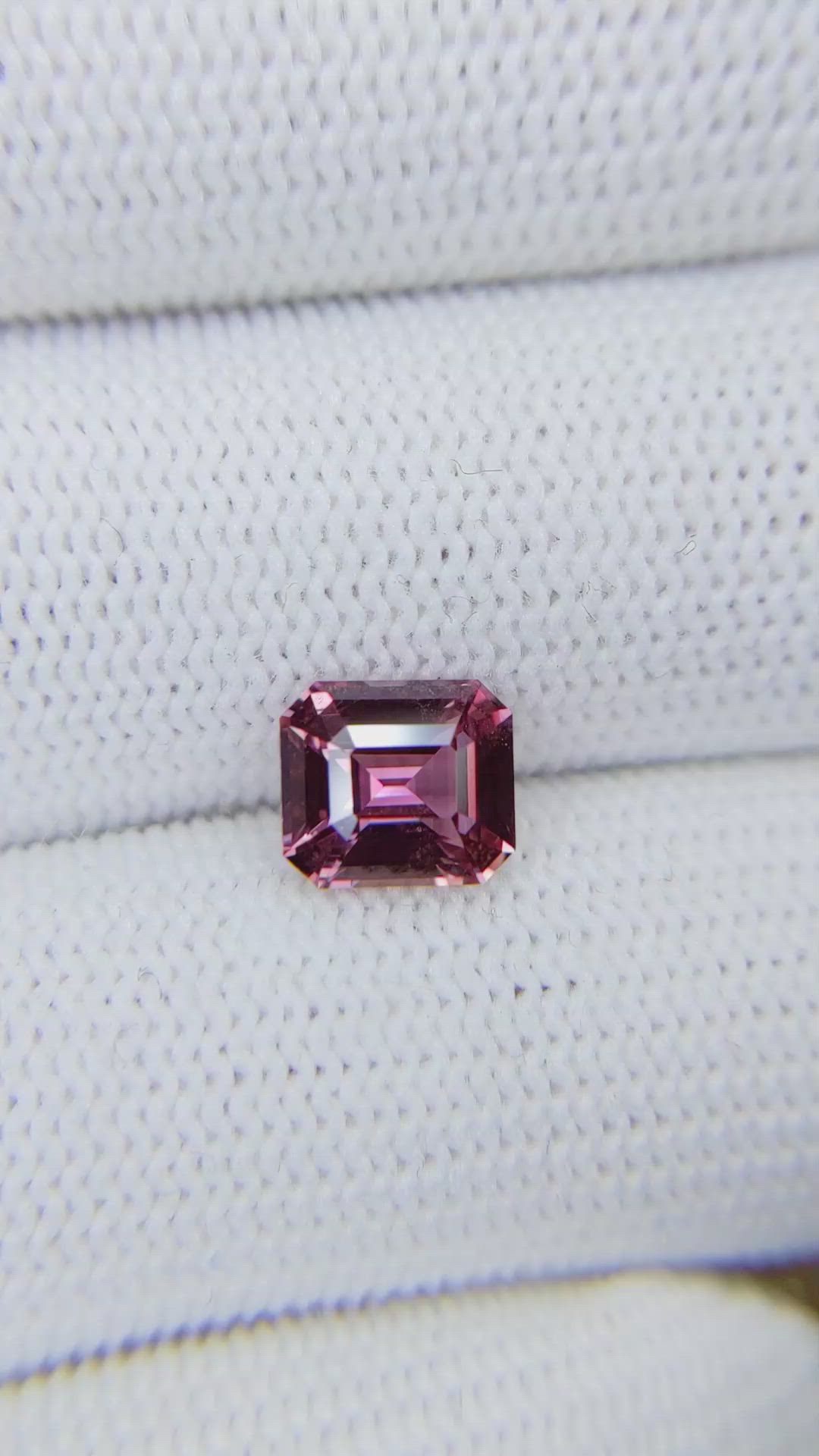 2.26 Ct. Pink Sapphire from Madagascar Size Video