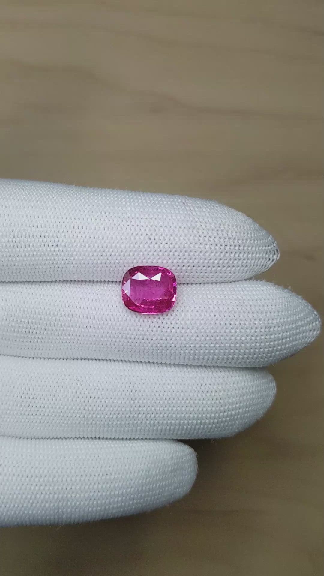 6.04 Ct. Pink Sapphire from Madagascar Size Video