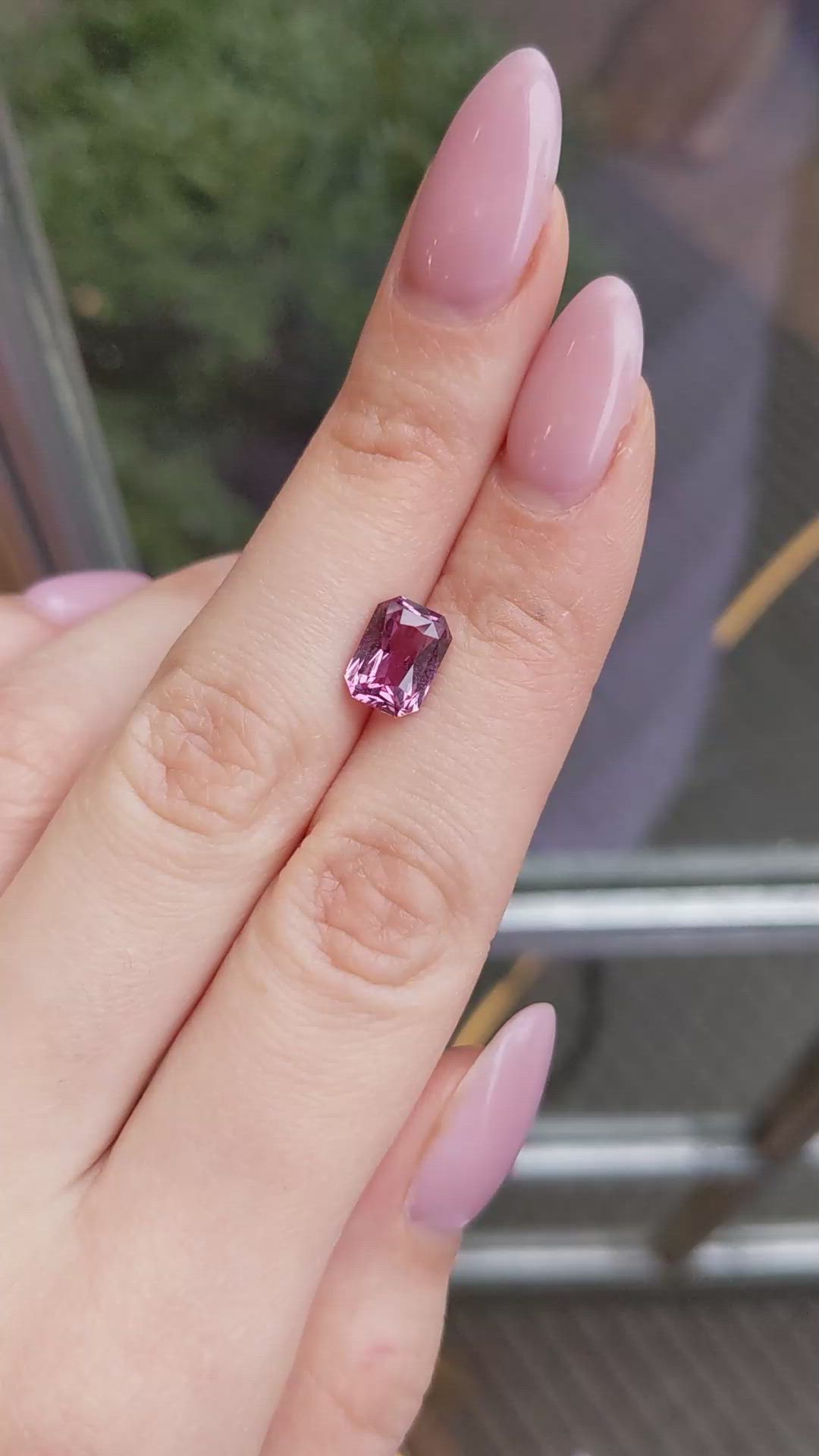 3.10 Ct. Pink Sapphire from Madagascar Size Video