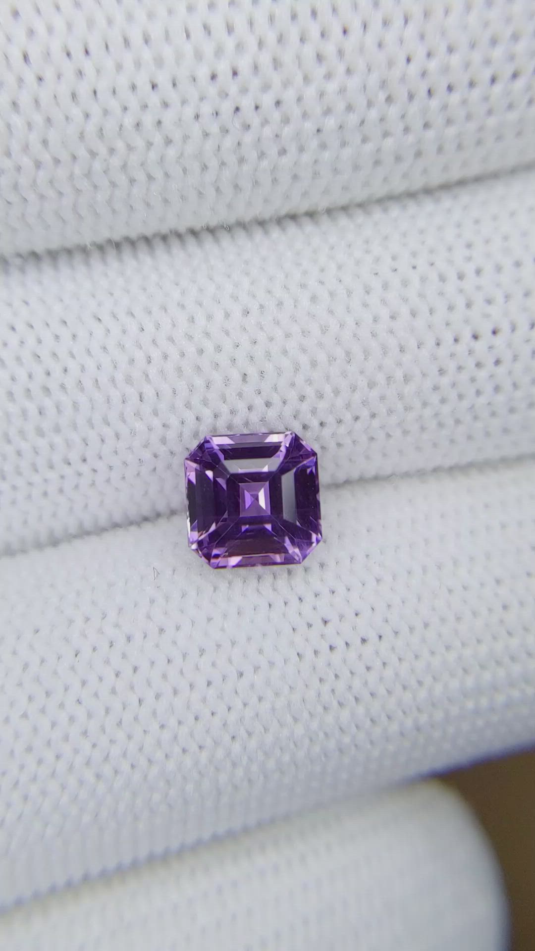 2.51 Ct. Pinkish Purple Sapphire from Madagascar Size Video