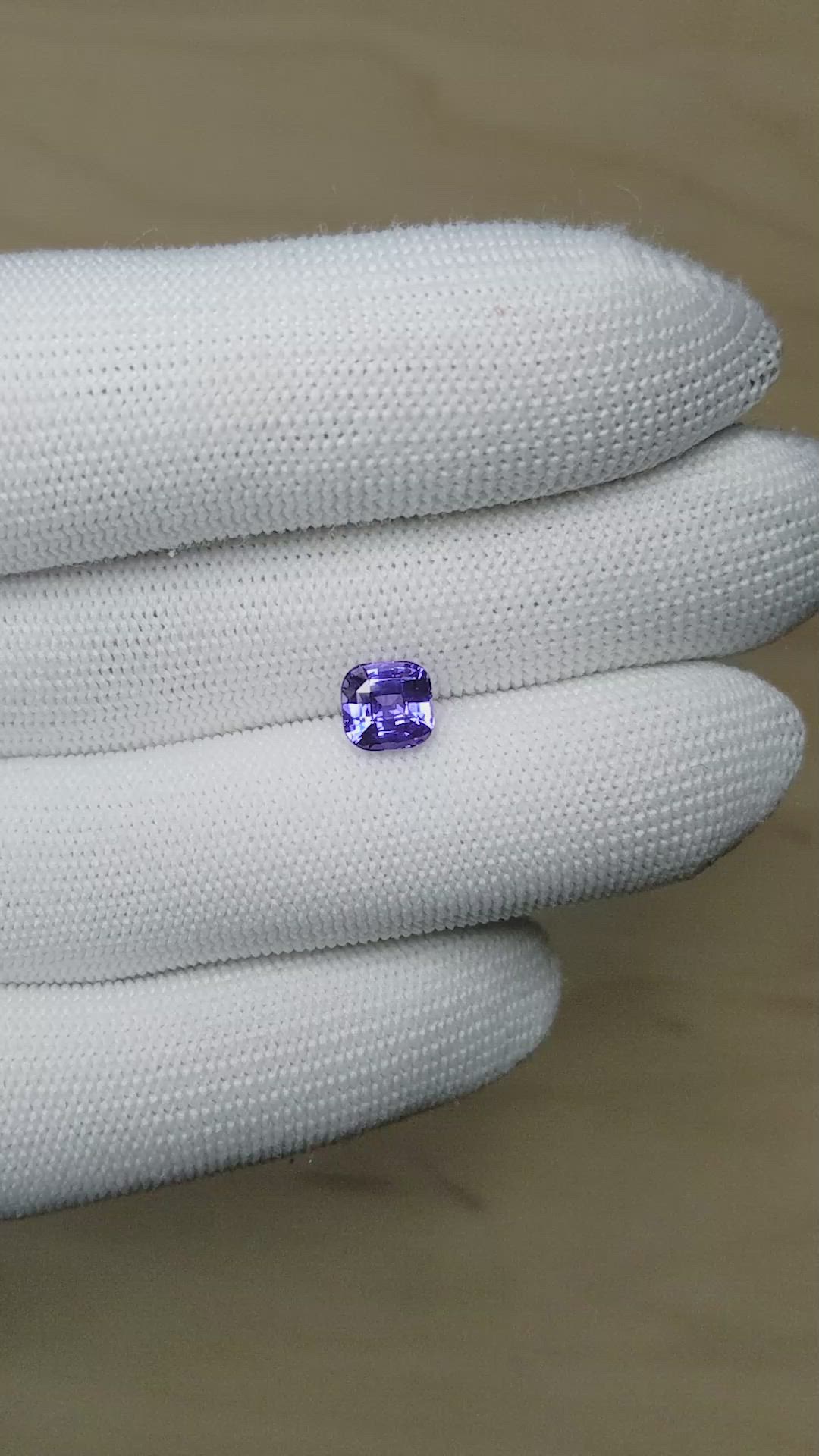 2.06 Ct. Violet Sapphire from Madagascar Size Video