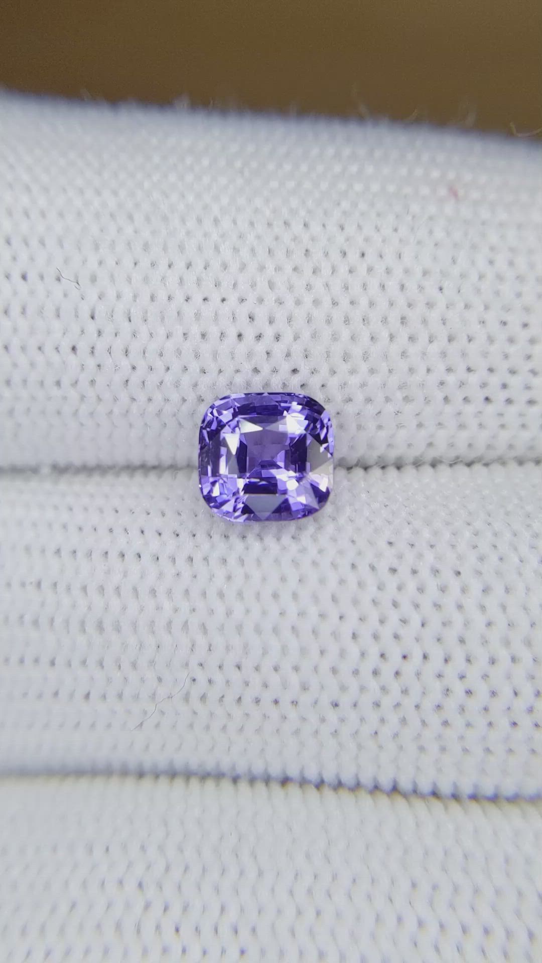 2.06 Ct. Violet Sapphire from Madagascar Size Video